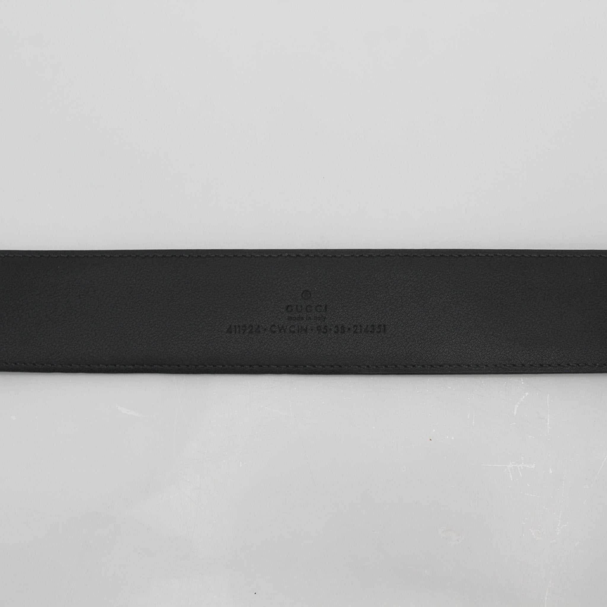 Gucci Black GG Signature Interlocking G Belt