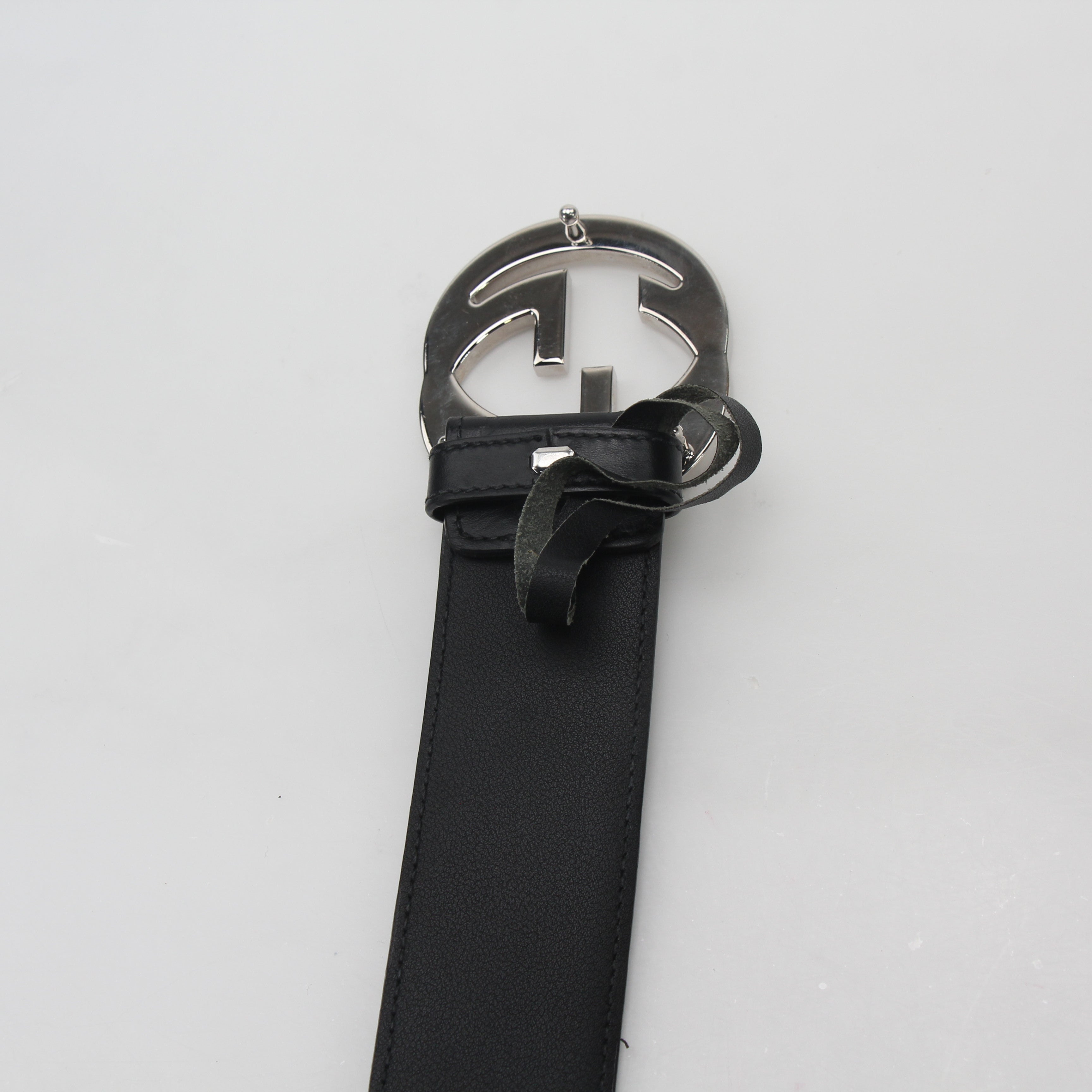 Gucci Black GG Signature Interlocking G Belt
