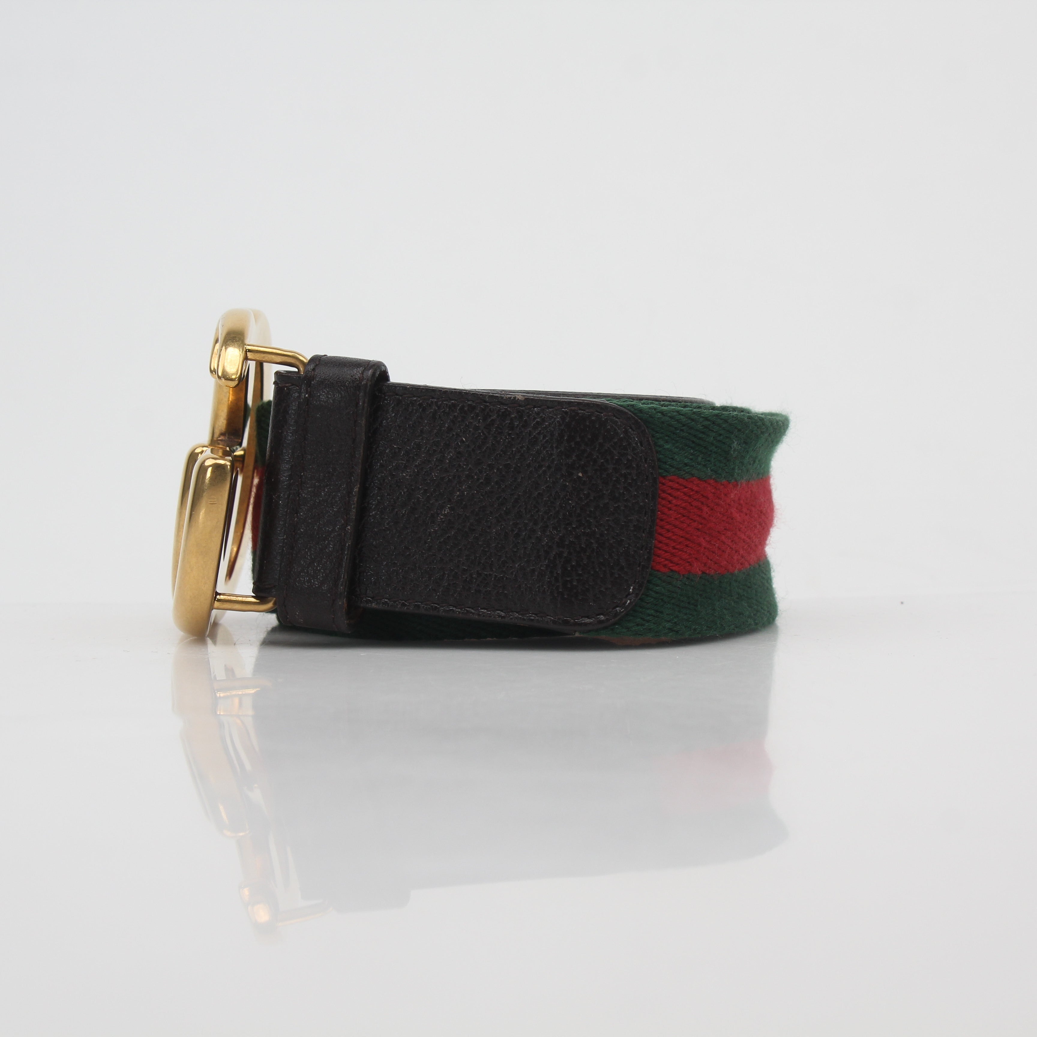 Gucci GG Marmont Web Belt