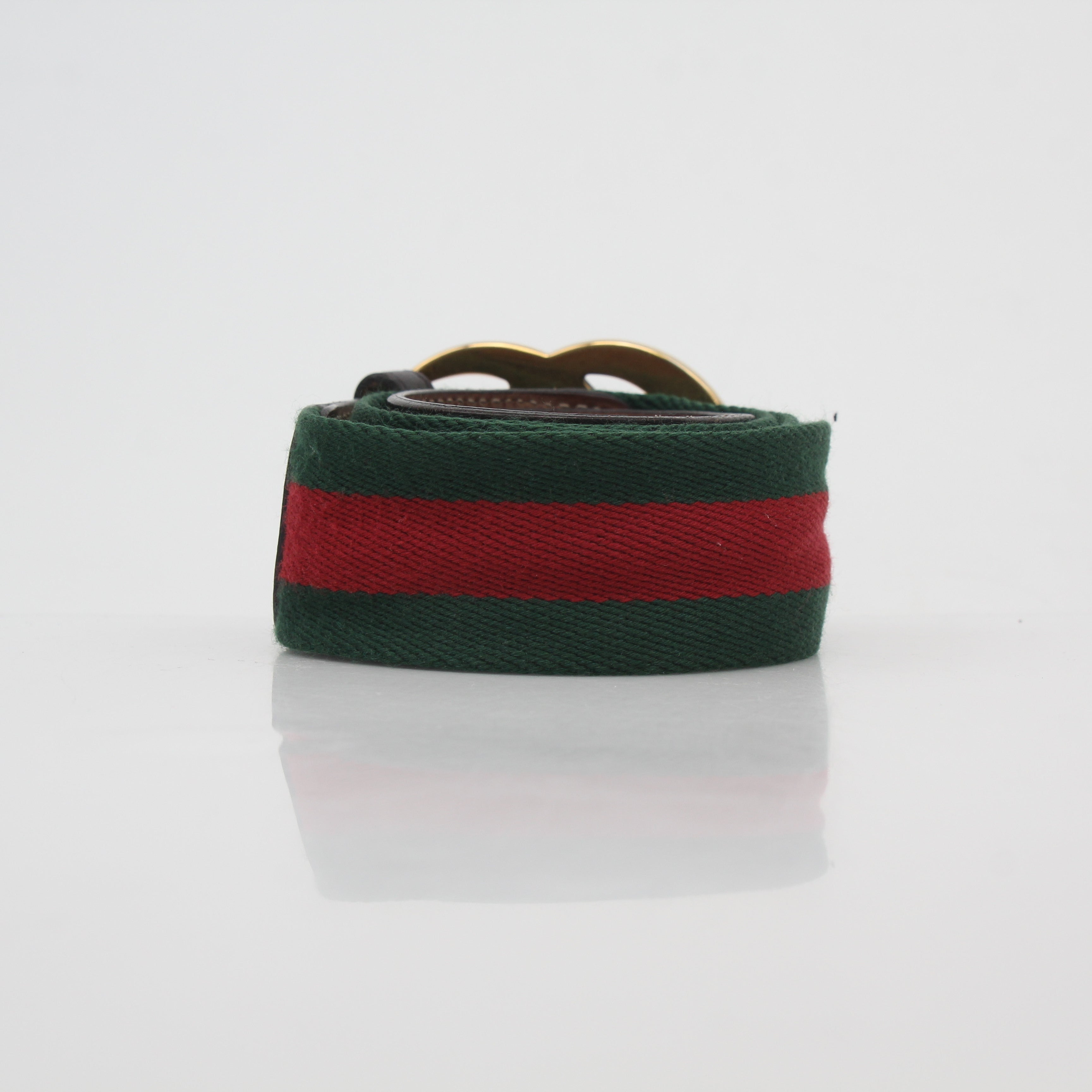 Gucci GG Marmont Web Belt