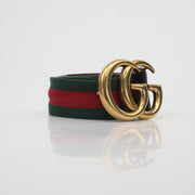 Gucci GG Marmont Web Belt