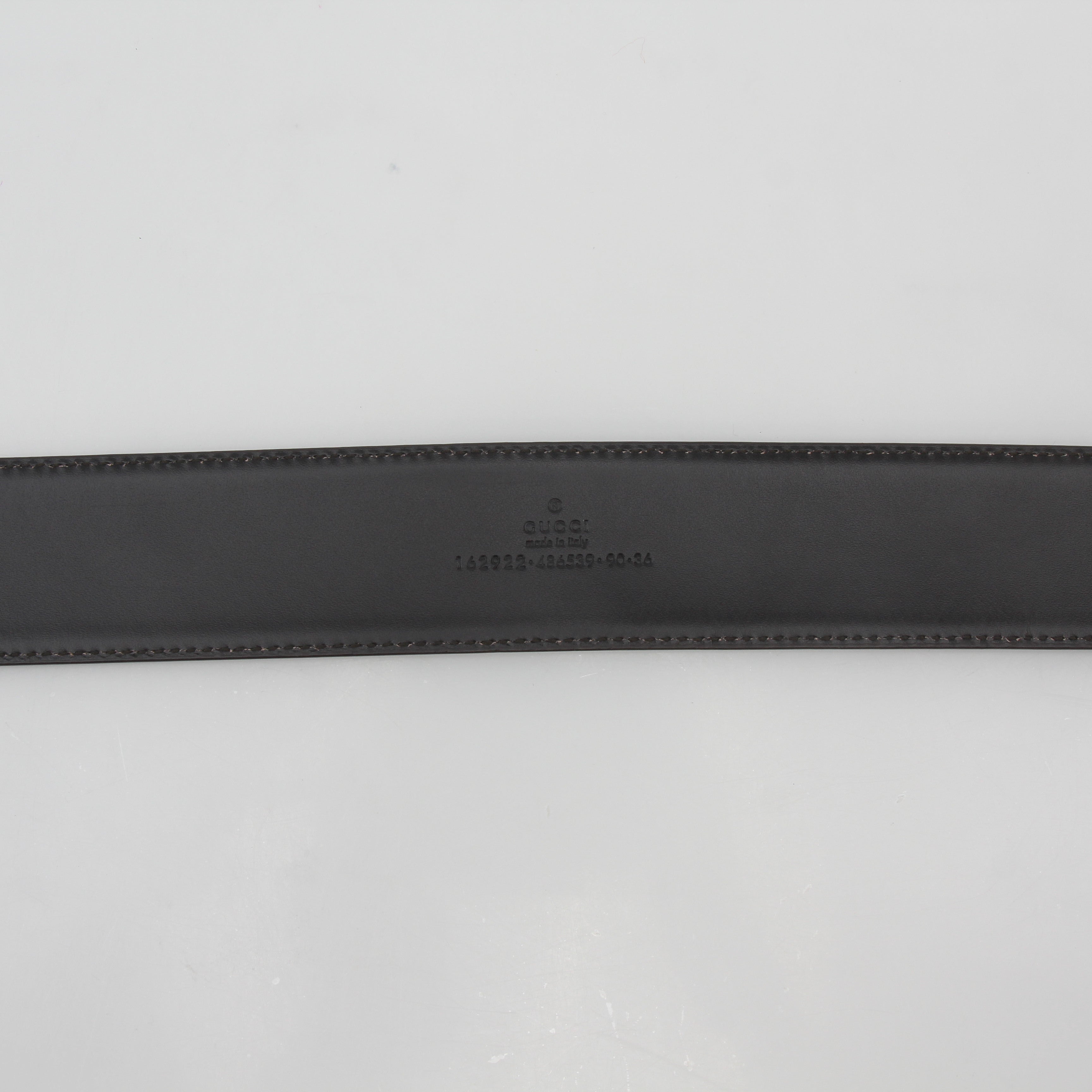 Gucci Green and Red Interlocking G Web Belt