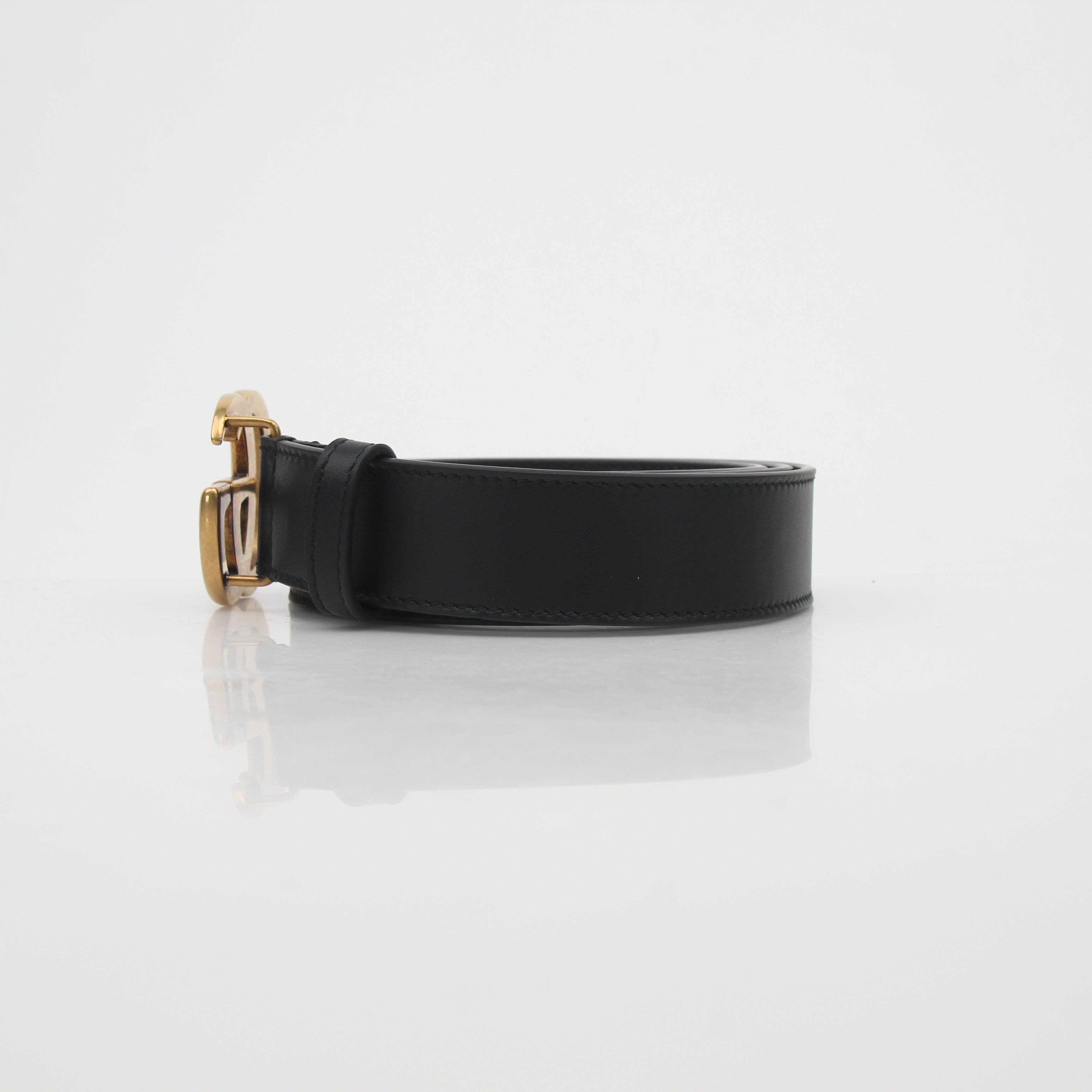 Gucci Green and Red Interlocking G Web Belt