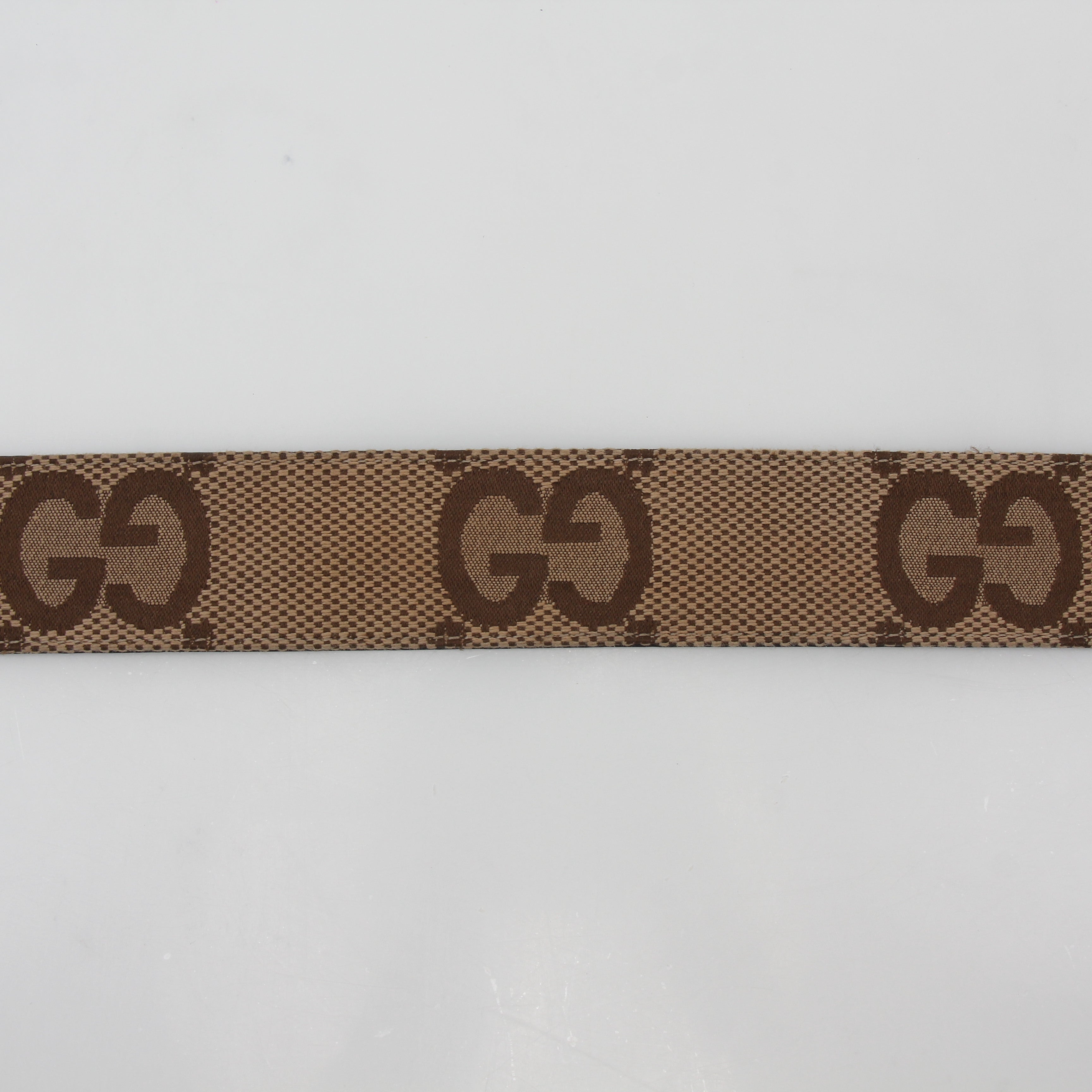 Gucci Brown Jumbo GG Double G Belt