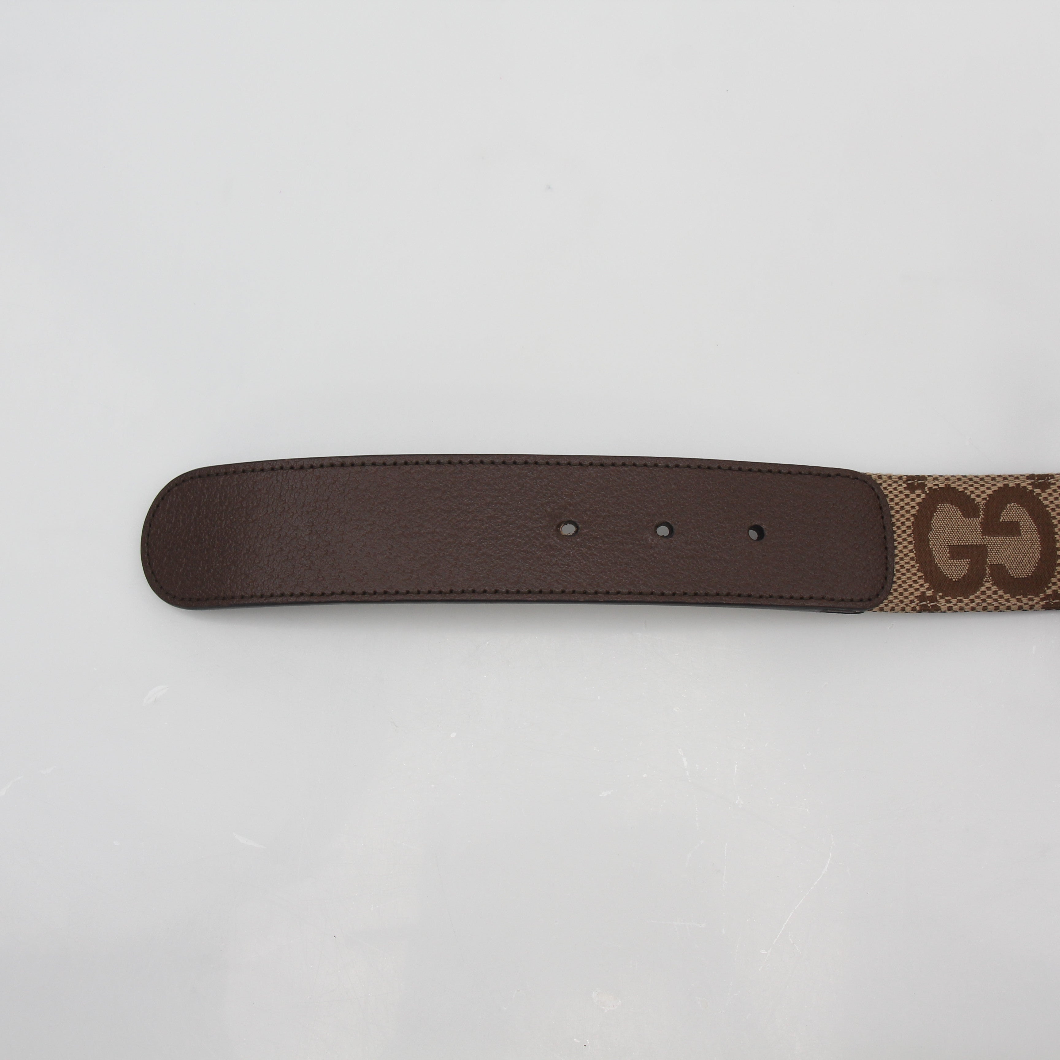 Gucci Brown Jumbo GG Double G Belt