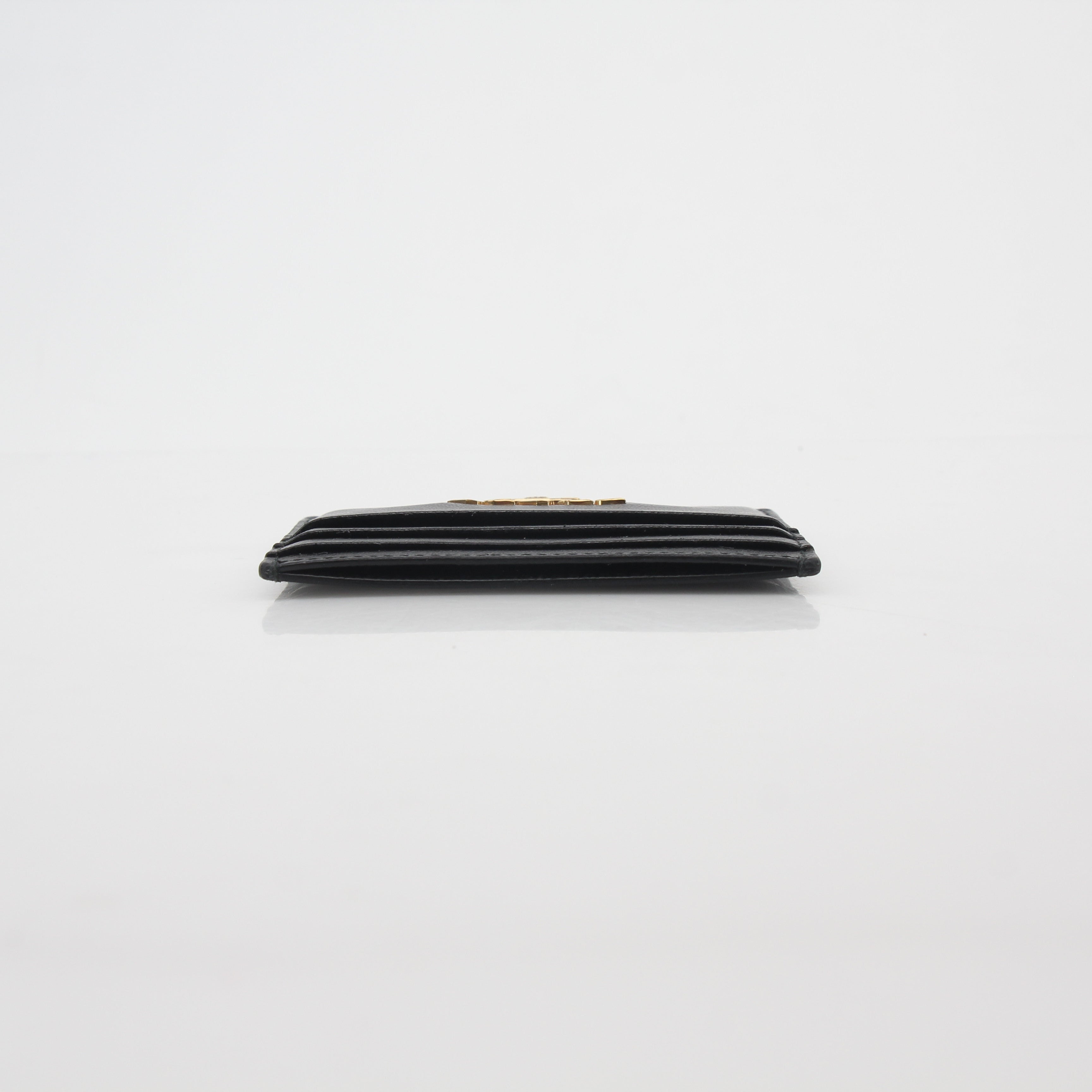 Prada Black Saffiano Leather Card Holder