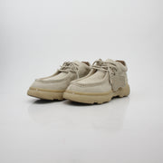 Burberry Beige Suede Creeper Mid Boots