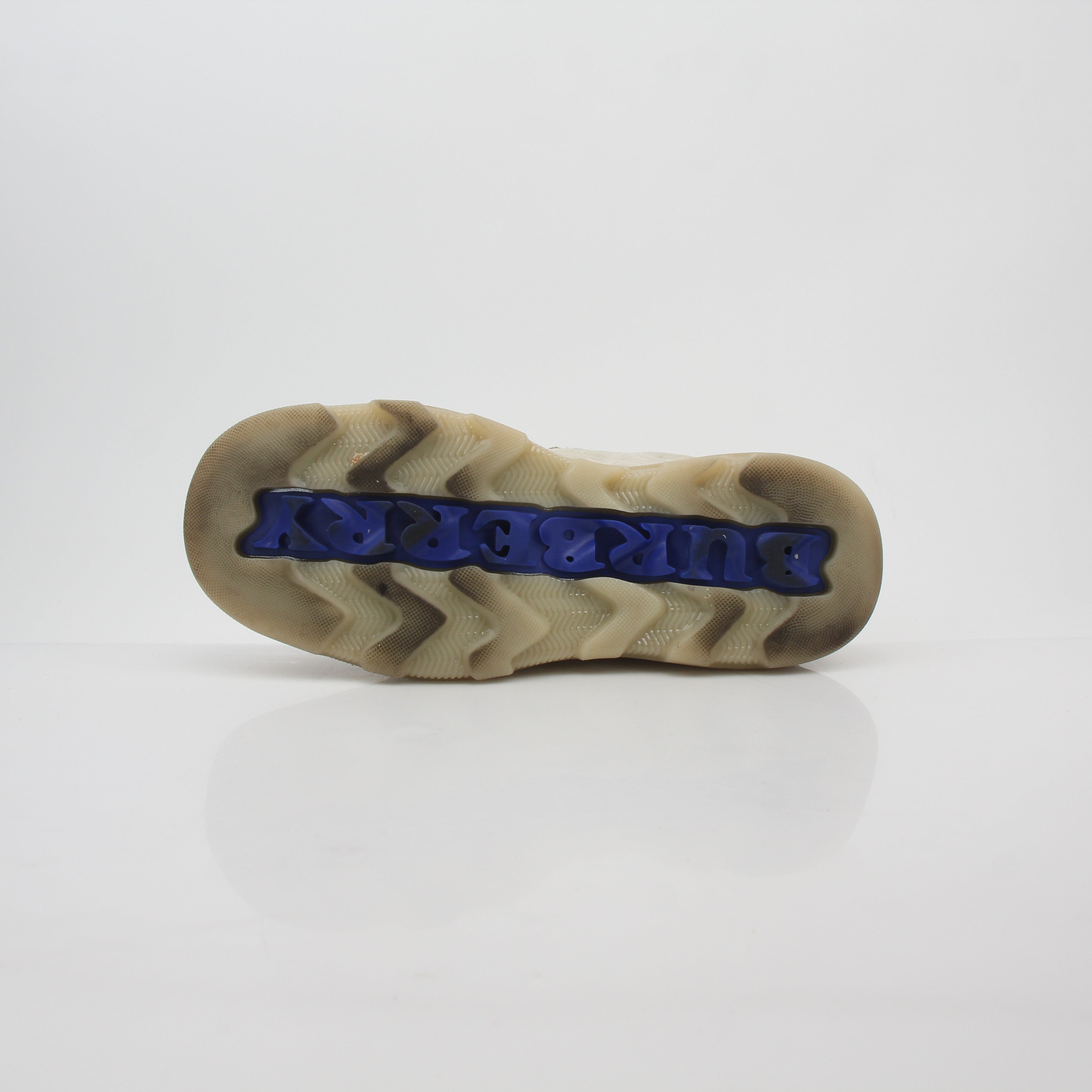 Burberry Beige Suede Creeper Mid Boots