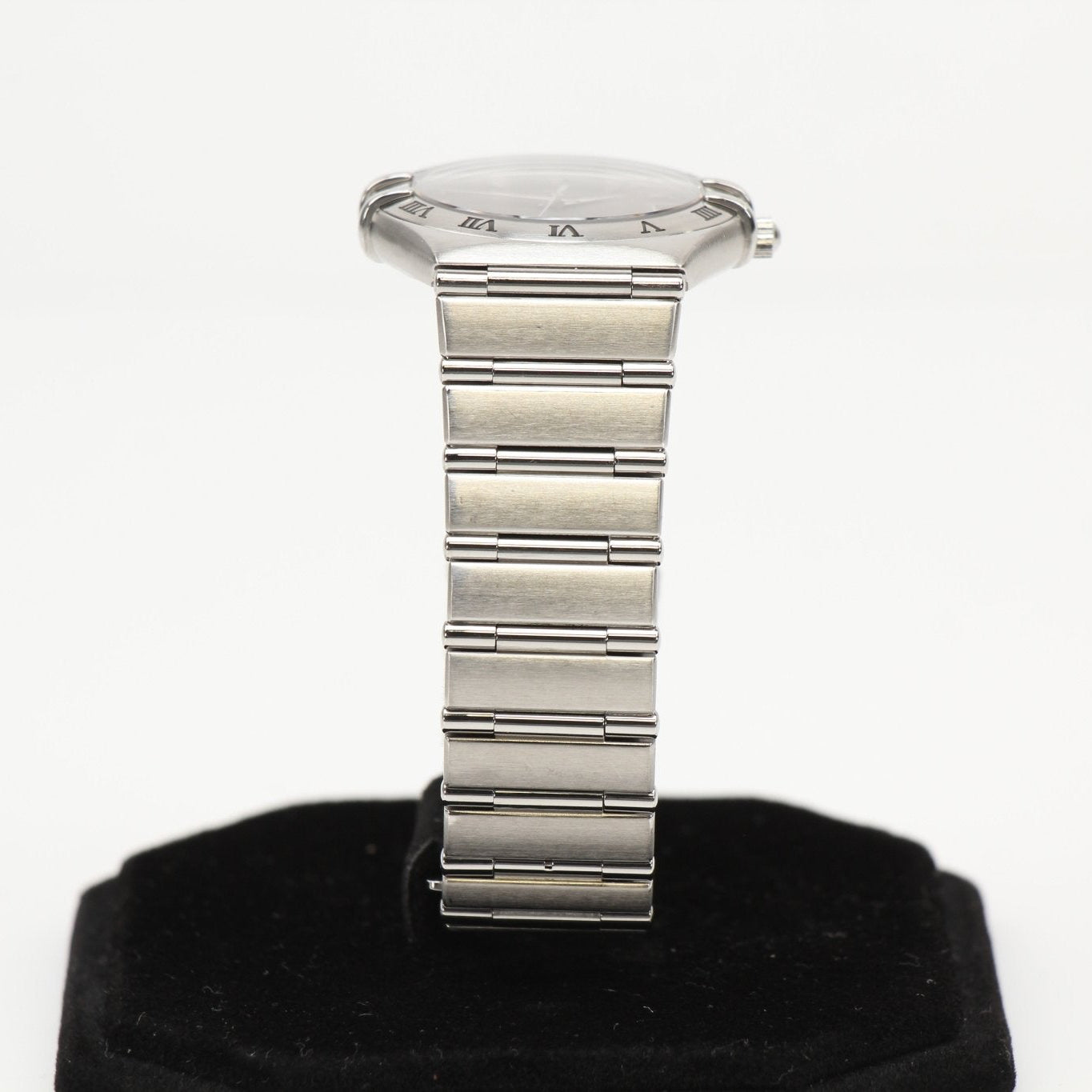 Omega Constellation Chronometer watch by Gold & Beyond featuring a sleek design and stainless steel bracelet.
