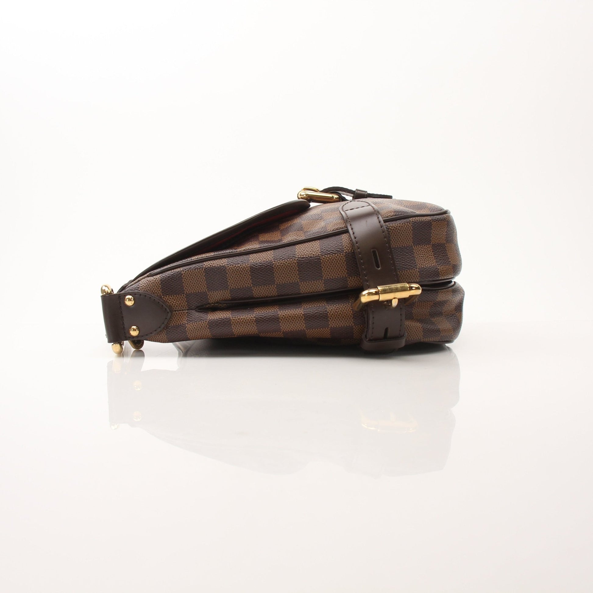 Gold & Beyond Louis Vuitton Highbury shoulder handbag with monogram canvas, leather trim, and top handle, stylish and elegant.