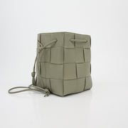 Bottega Veneta Chalk Cassette Bucket Bag