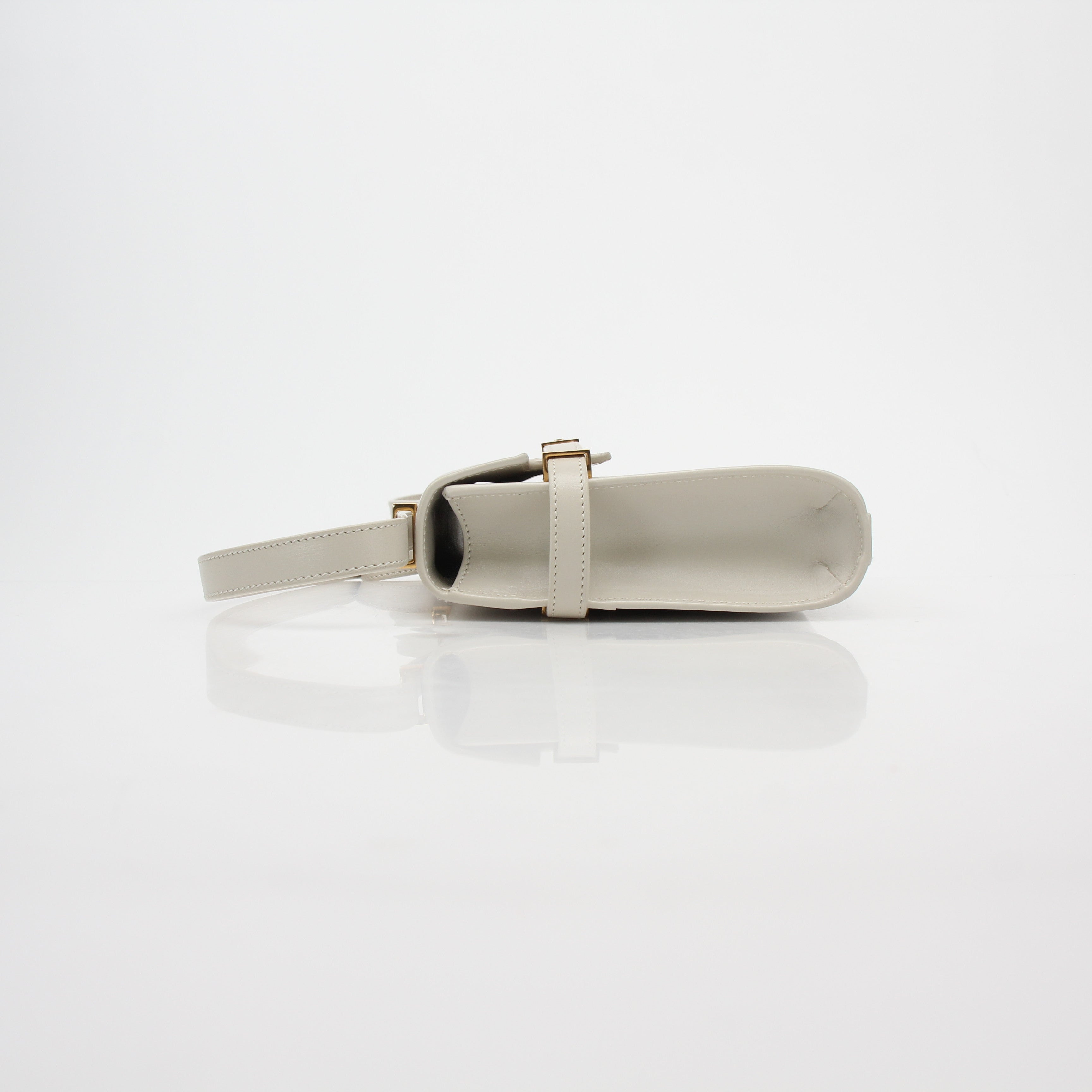 Saint Laurent White Manhattan Shoulder Bag
