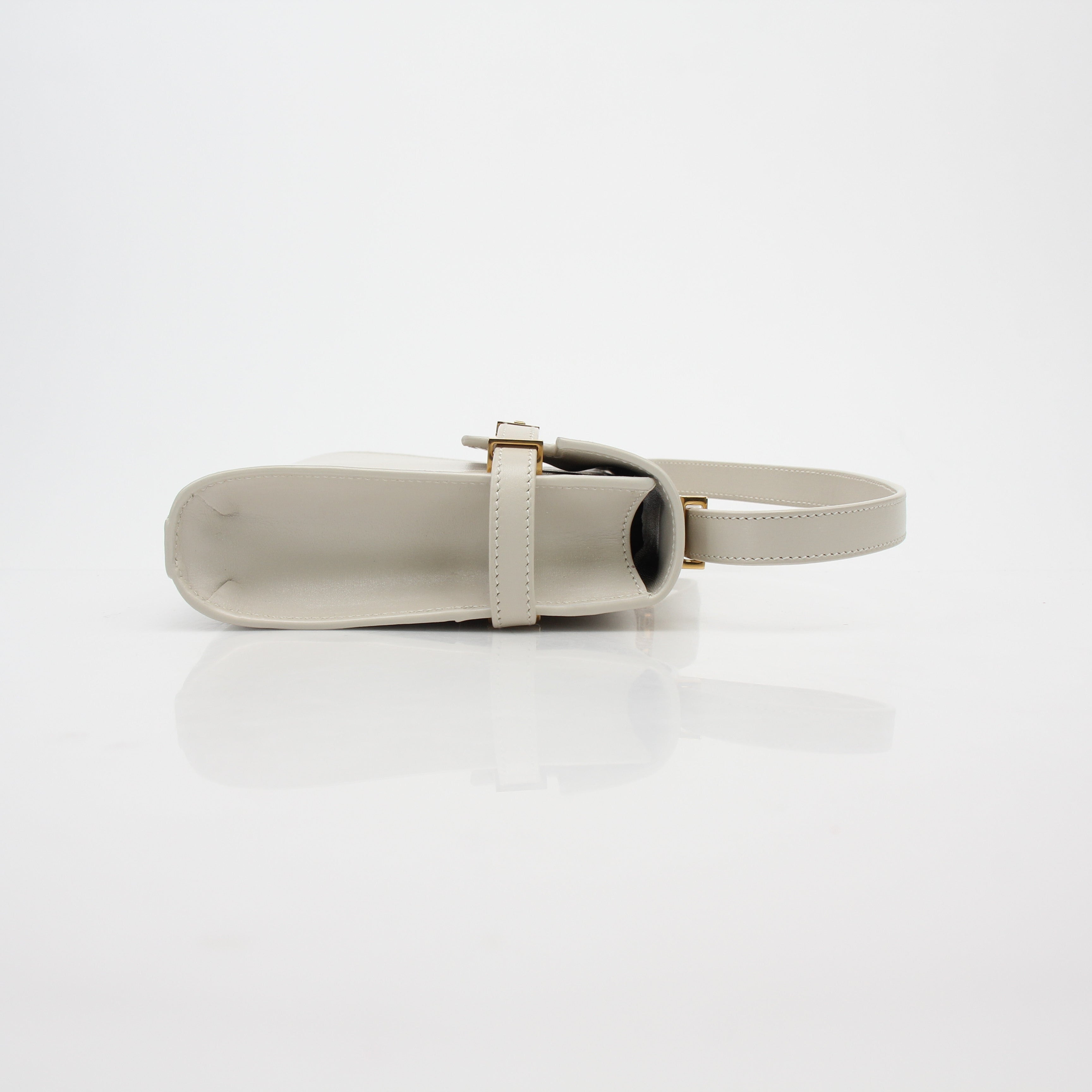 Saint Laurent White Manhattan Shoulder Bag
