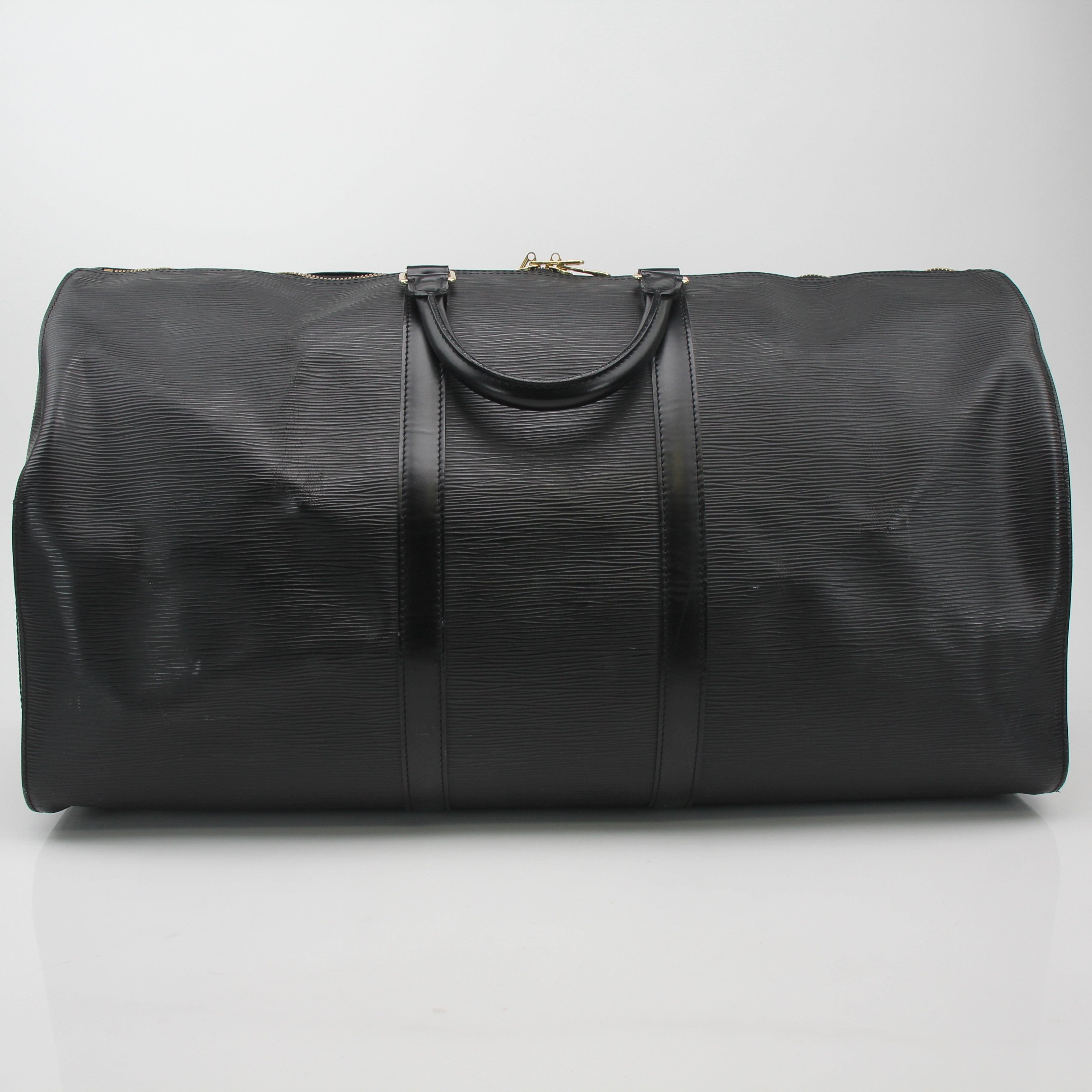 Louis Vuitton Keepall Bandoulière Epi Leather Travel Bag