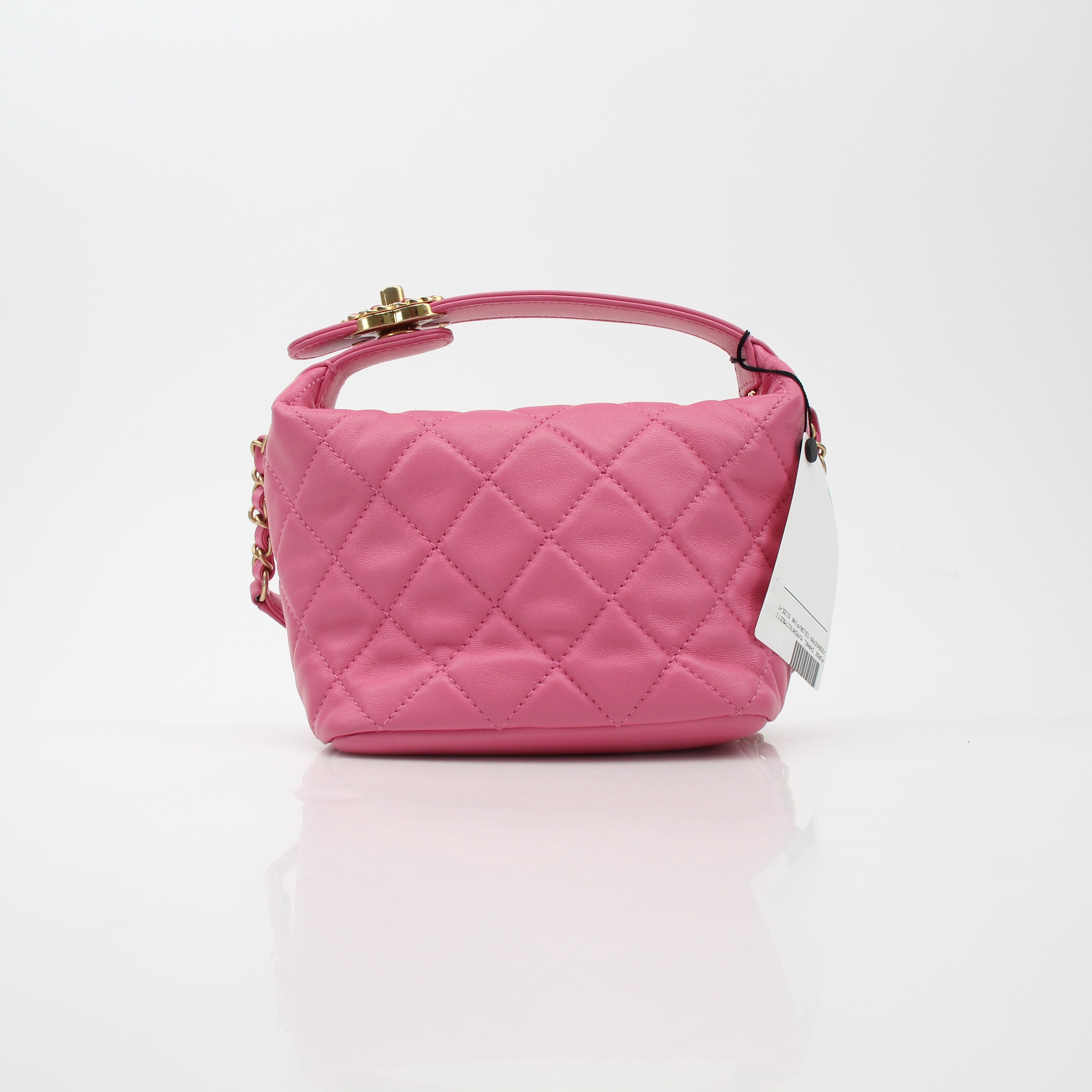 Chanel Pink Perfect Meeting Hobo Handbag