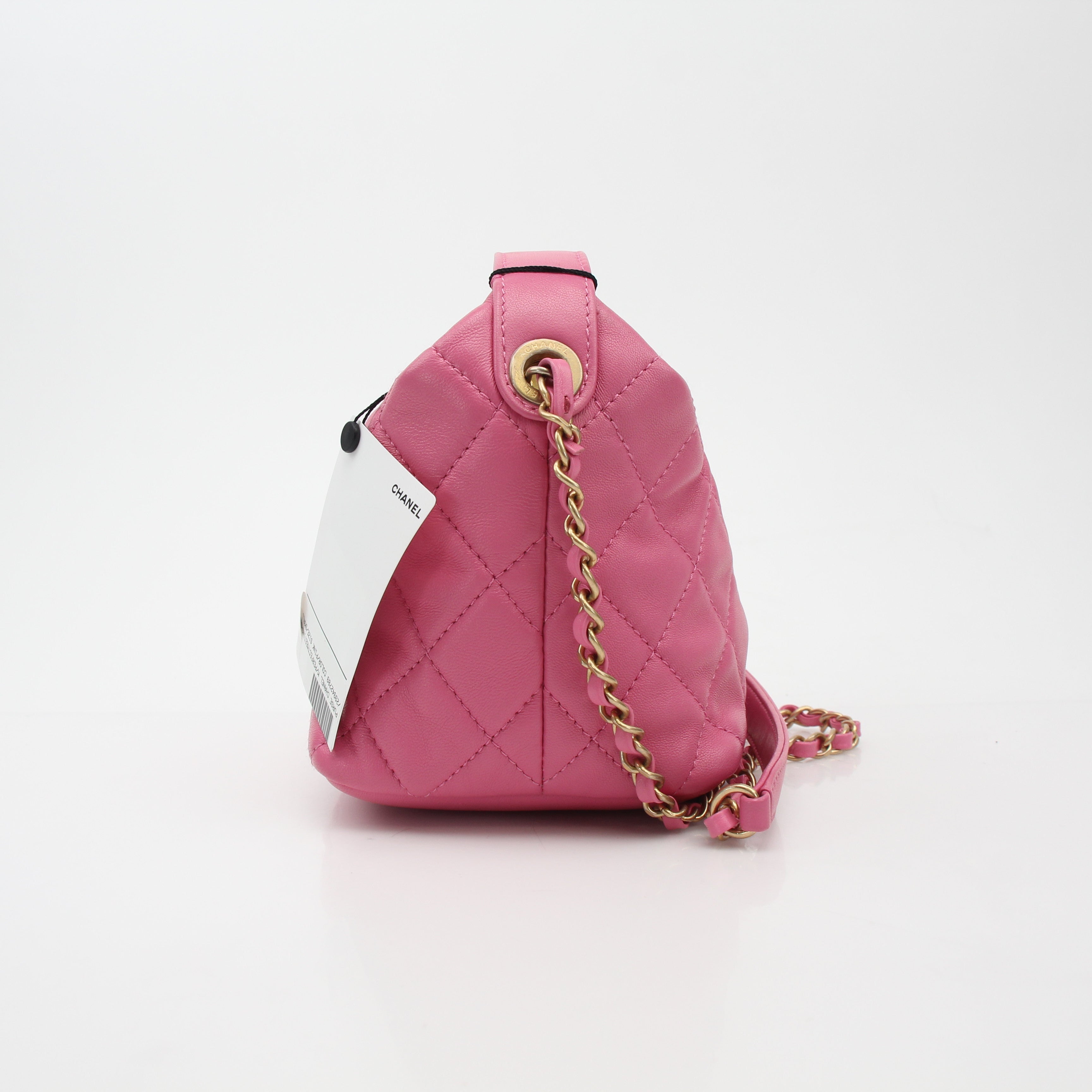 Chanel Pink Perfect Meeting Hobo Handbag