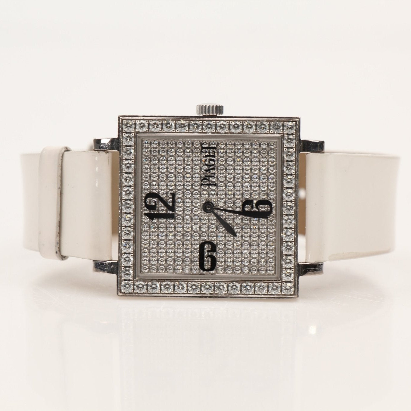Piaget Dancer Diamond Watch with gold bracelet and diamond details, elegant luxury timepiece from Gold & Beyond.