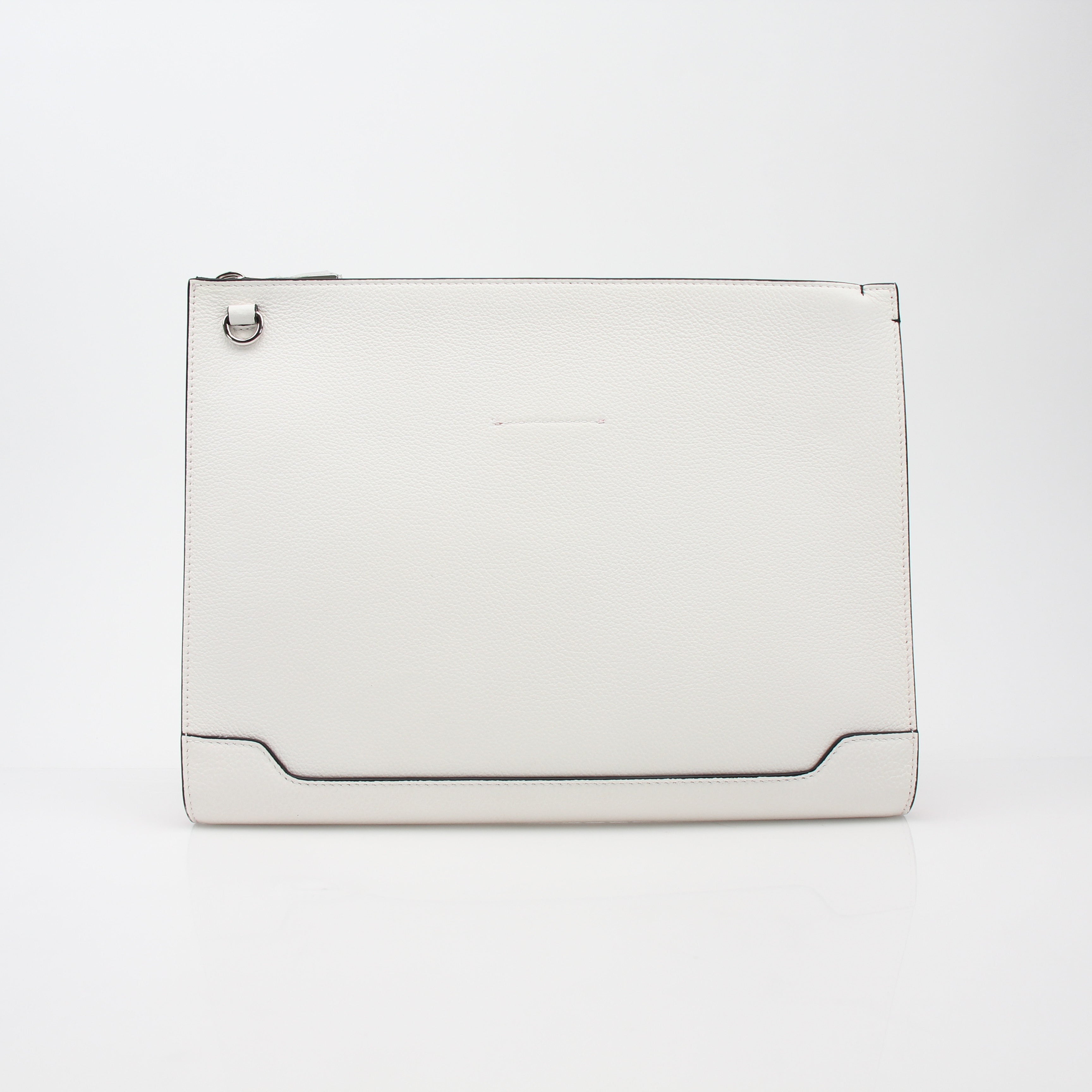 Christian Louboutin Trictrac Spiked Leather Portfolio Clutch