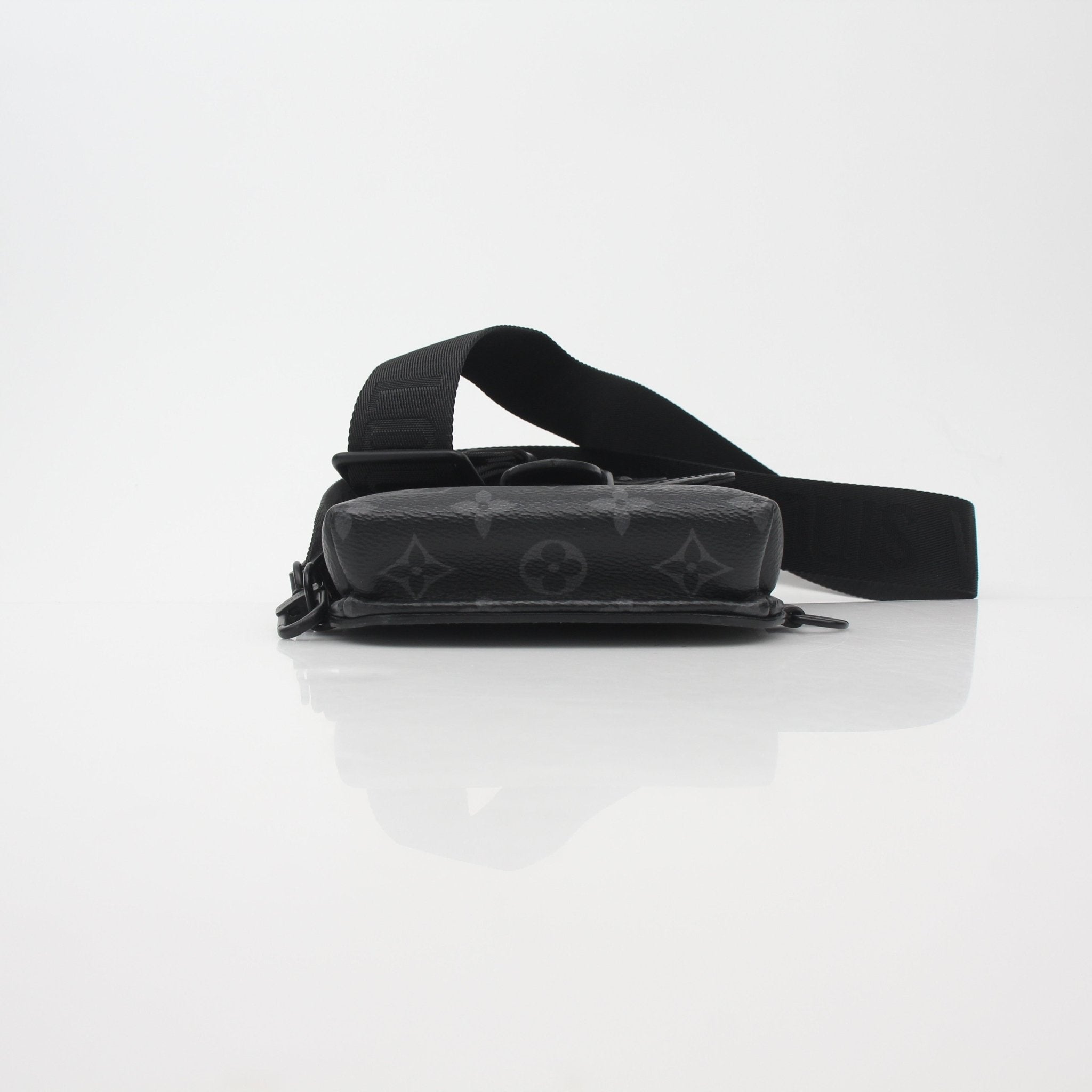 Louis Vuitton Monogram Eclipse sling bag by Gold & Beyond, stylish handbag with signature monogram pattern and sleek design.