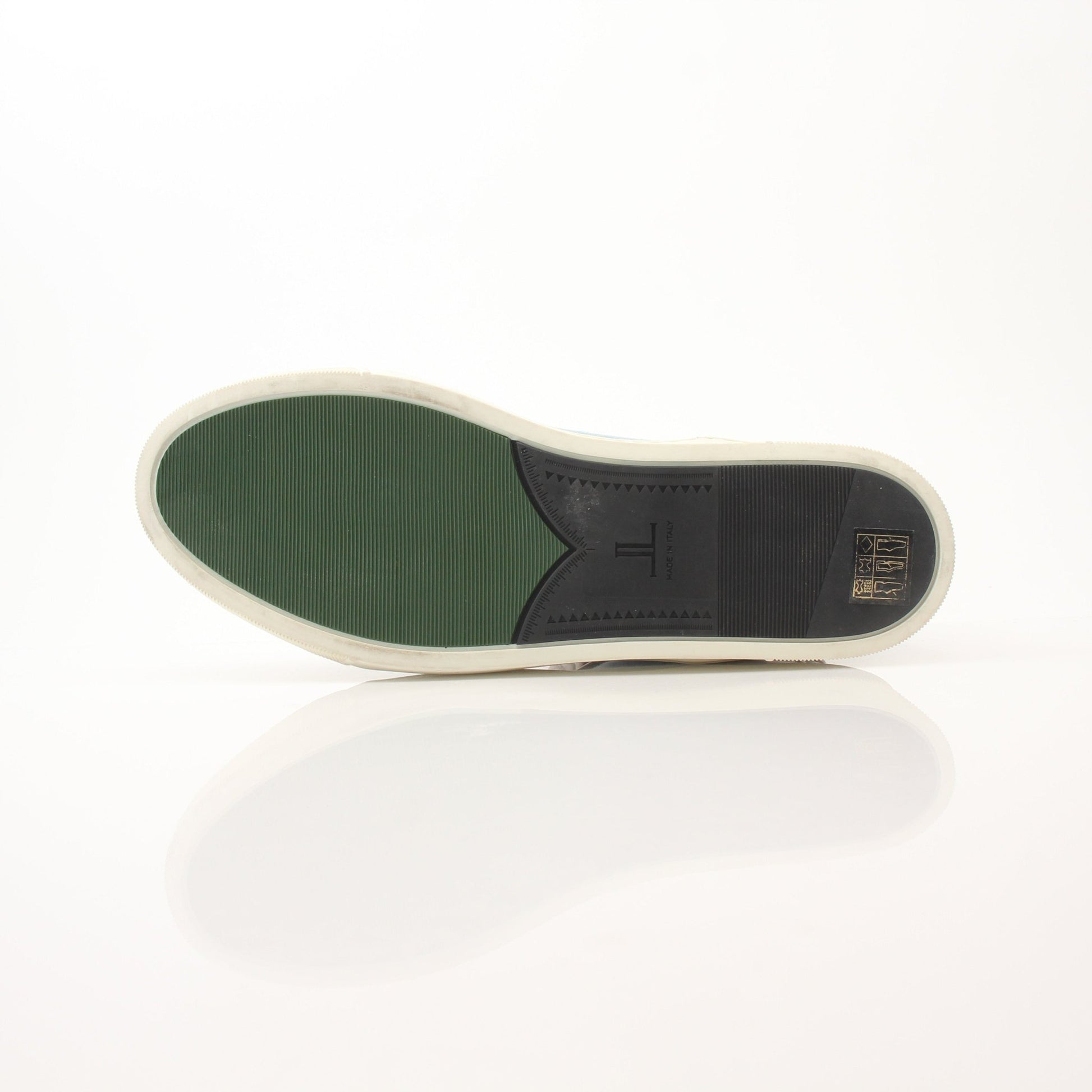 Louis Leeman men's colorblock pattern sneakers by Gold & Beyond, featuring vibrant design and stylish athletic shoes.