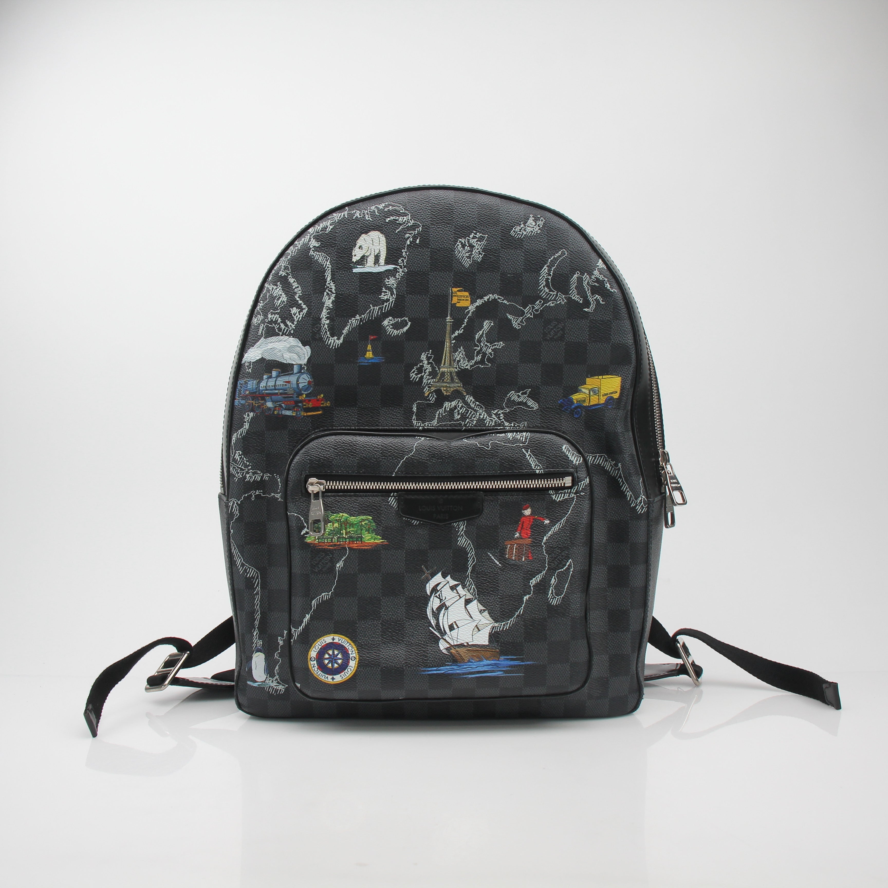 Louis Vuitton Around the World Damier Graphite Backpack