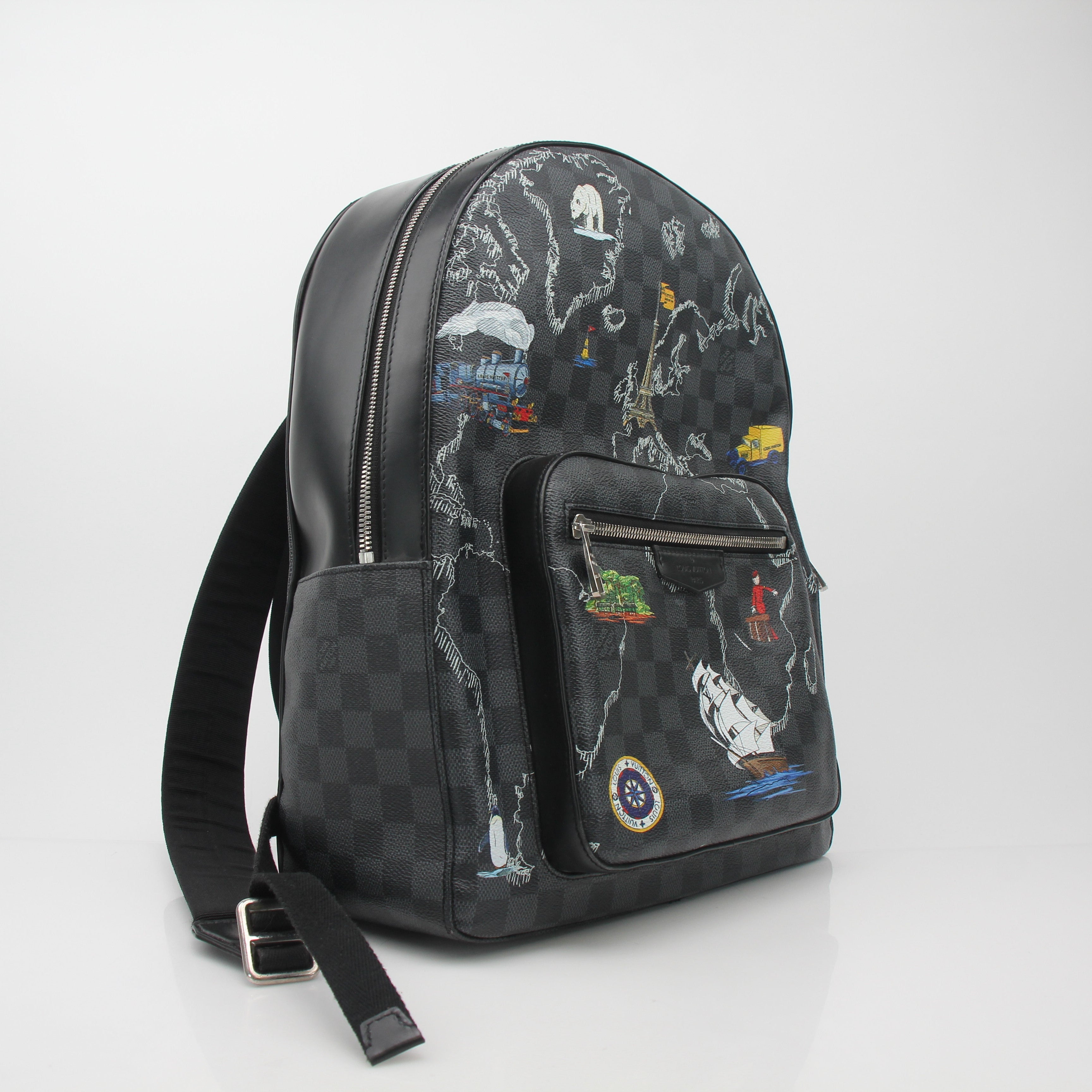 Louis Vuitton Around the World Damier Graphite Backpack