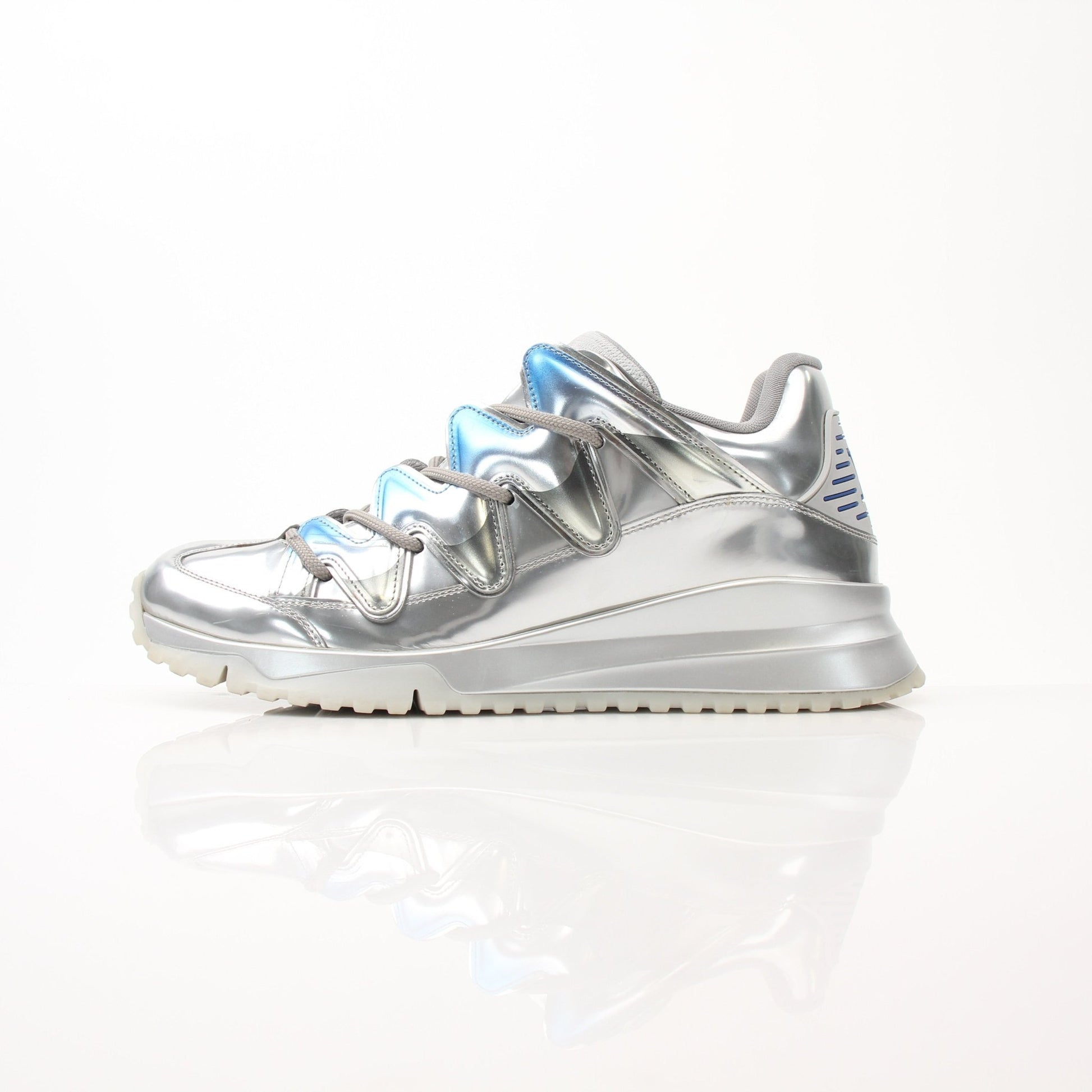 Gold & Beyond Louis Vuitton Zig Zag Sneakers, stylish shoes with bold zigzag pattern and classic LV branding.