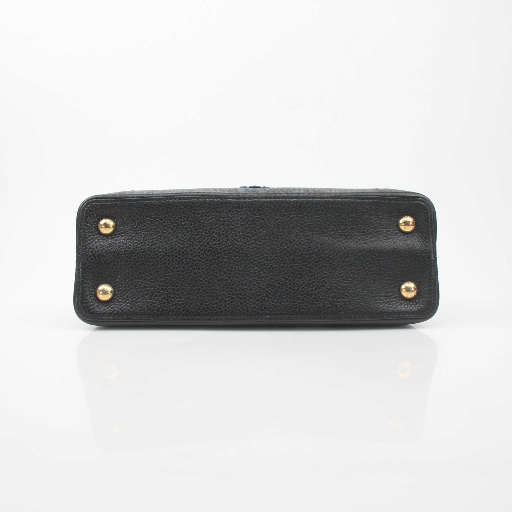 Louis Vuitton Black Capucines PM Mechanical Flowers Handbag