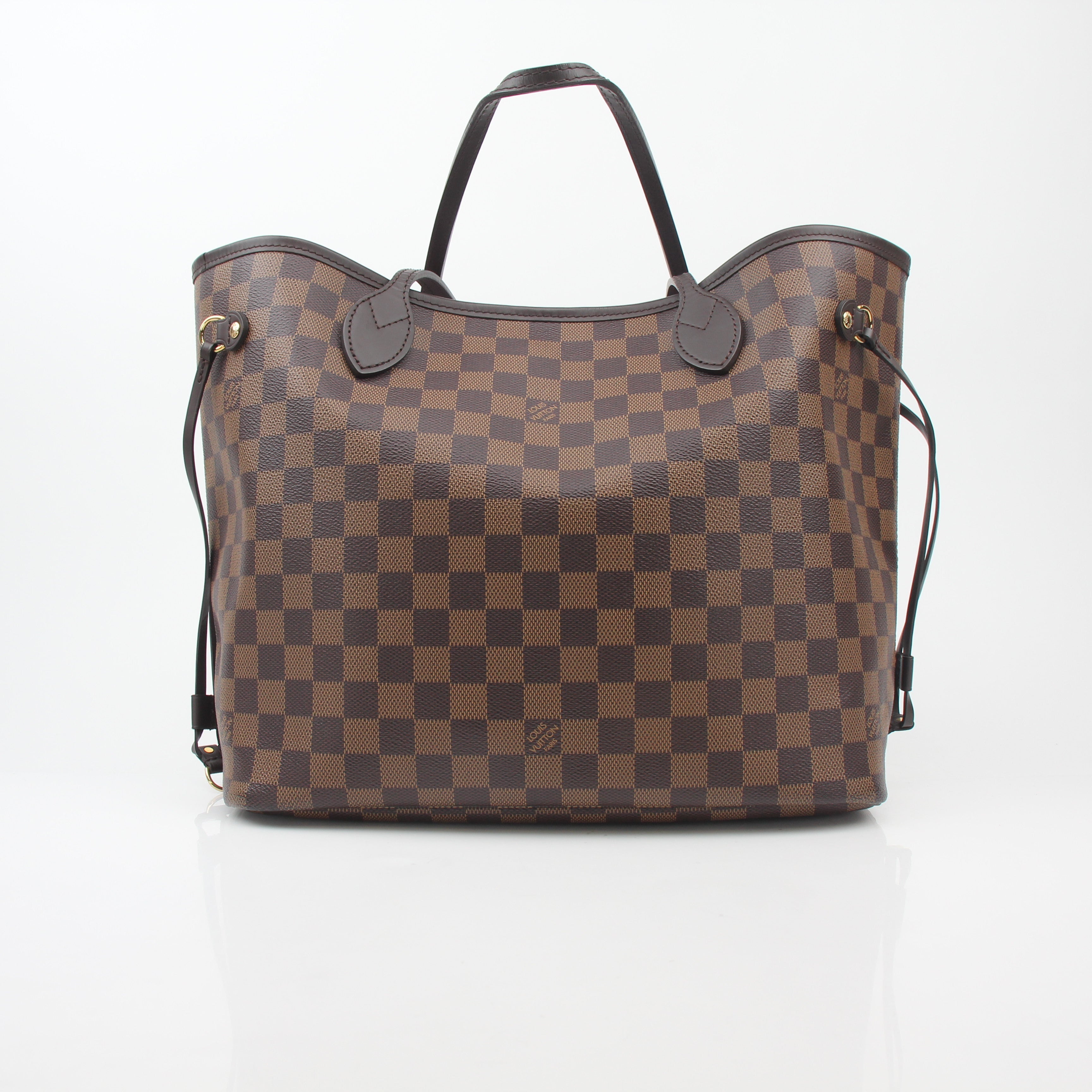 Louis Vuitton Damier Ebene Neverfull MM Tote Bag