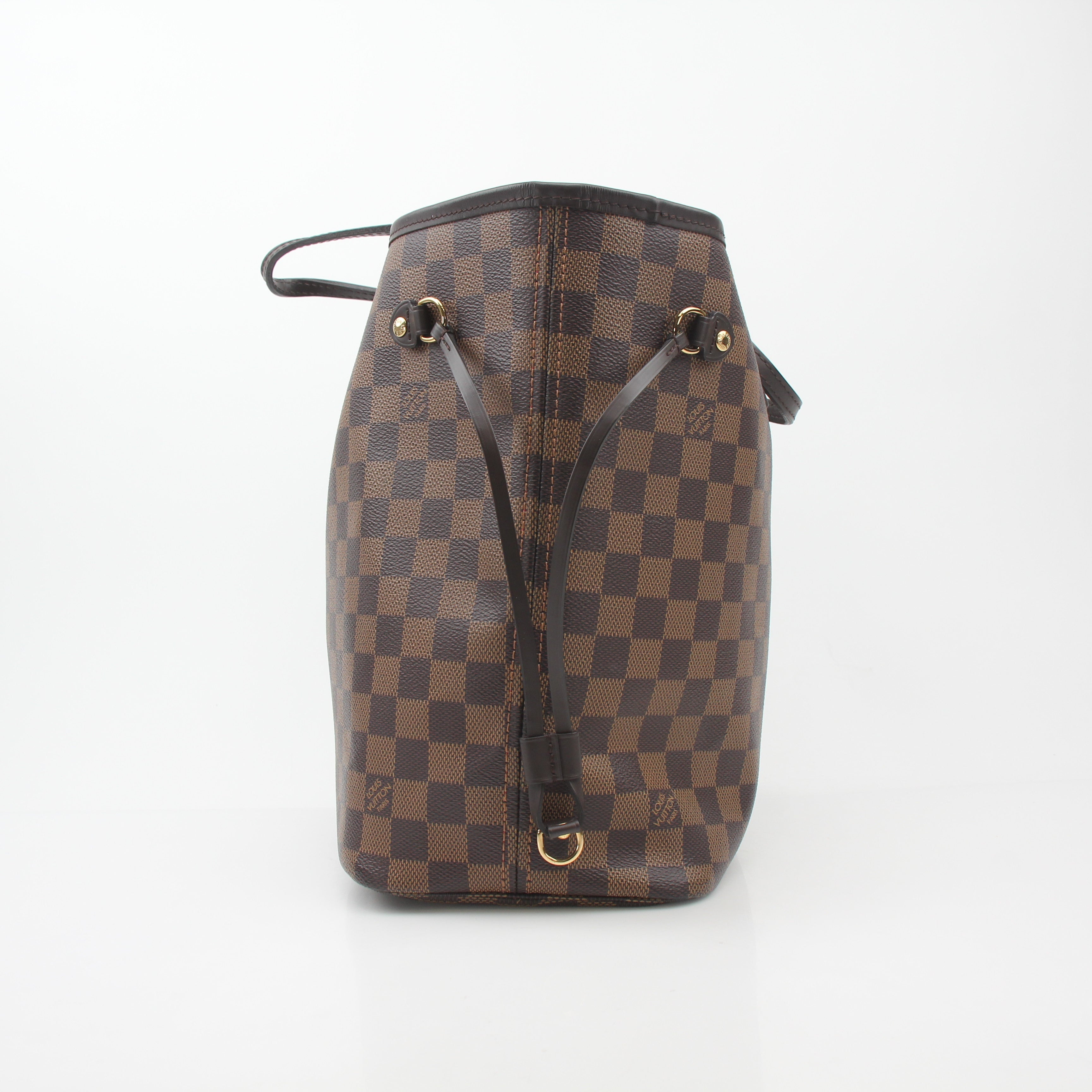 Louis Vuitton Damier Ebene Neverfull MM Tote Bag