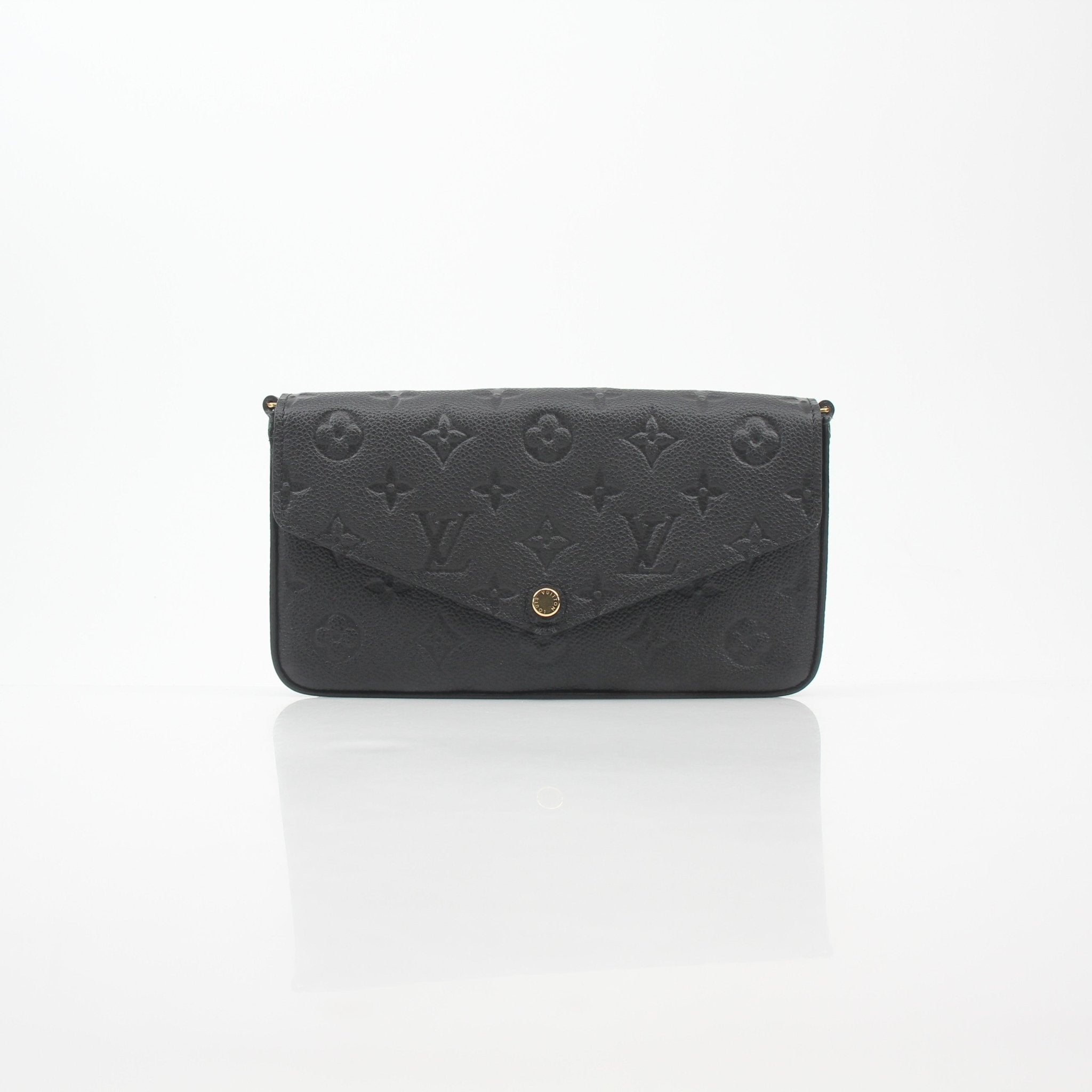 Louis Vuitton Black Monogram Empreinte Félicie Pochette