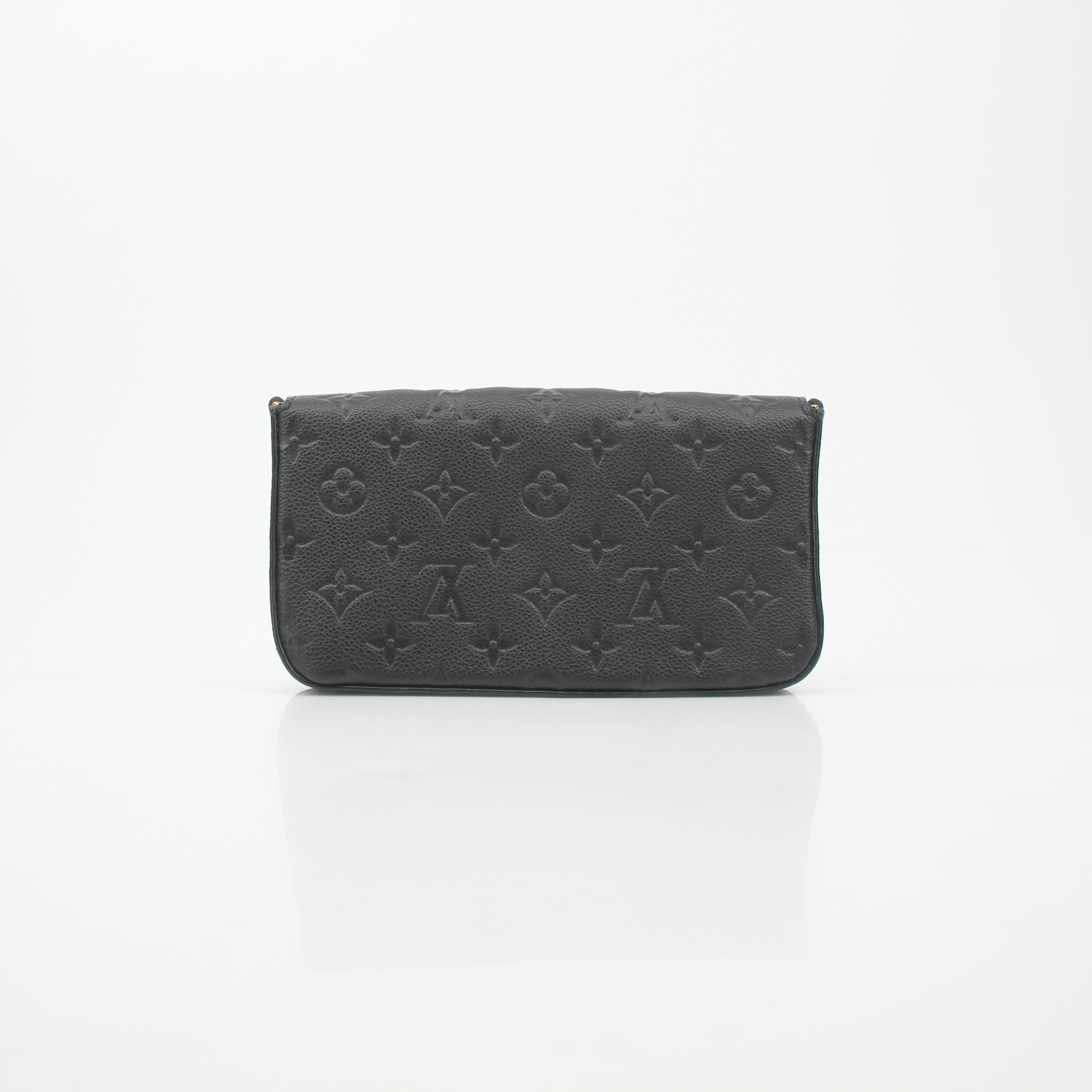 Louis Vuitton Black Monogram Empreinte Félicie Pochette