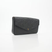 Louis Vuitton Black Monogram Empreinte Félicie Pochette