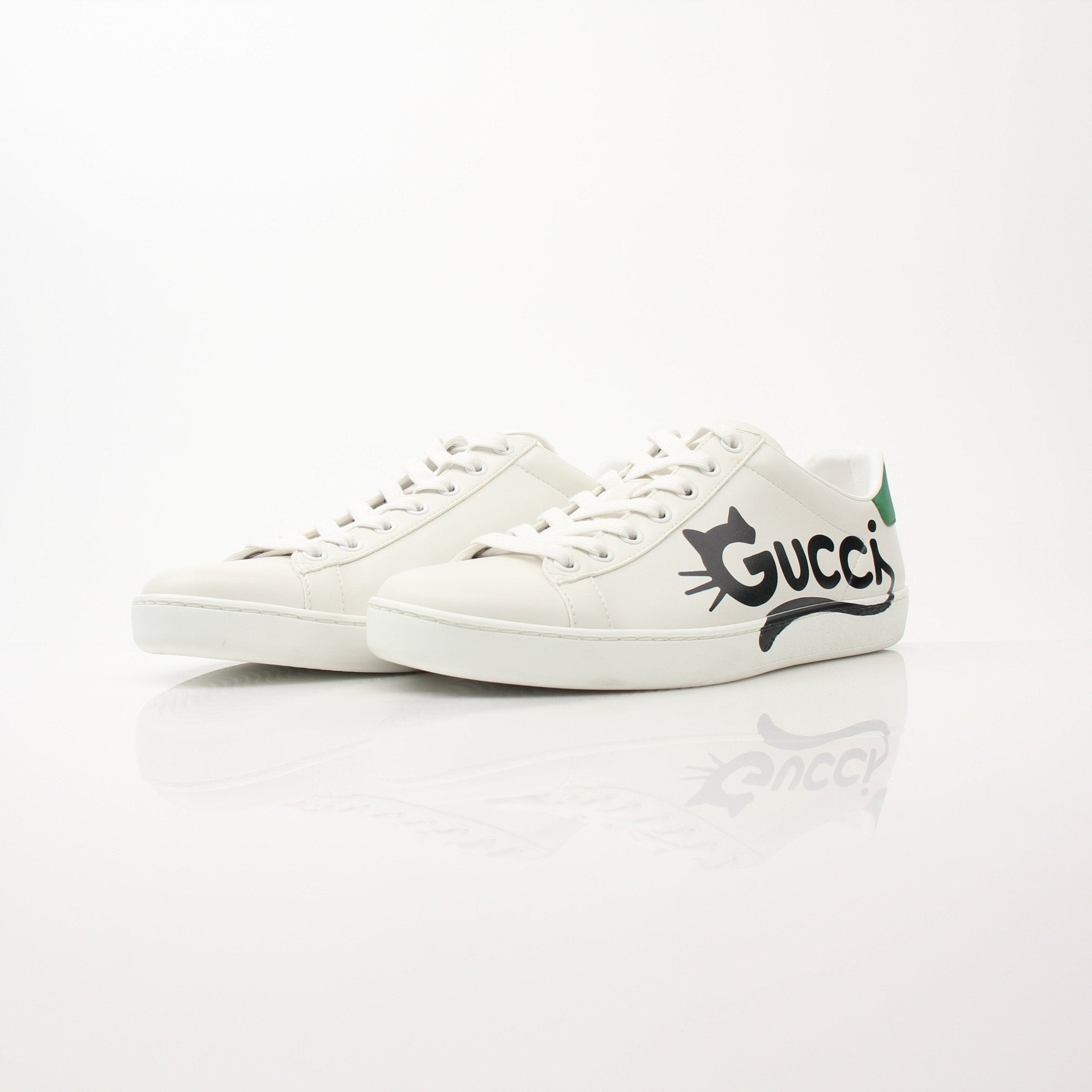 Gucci Women's Ace Kitten Logo Sneakers | Gold & Beyond