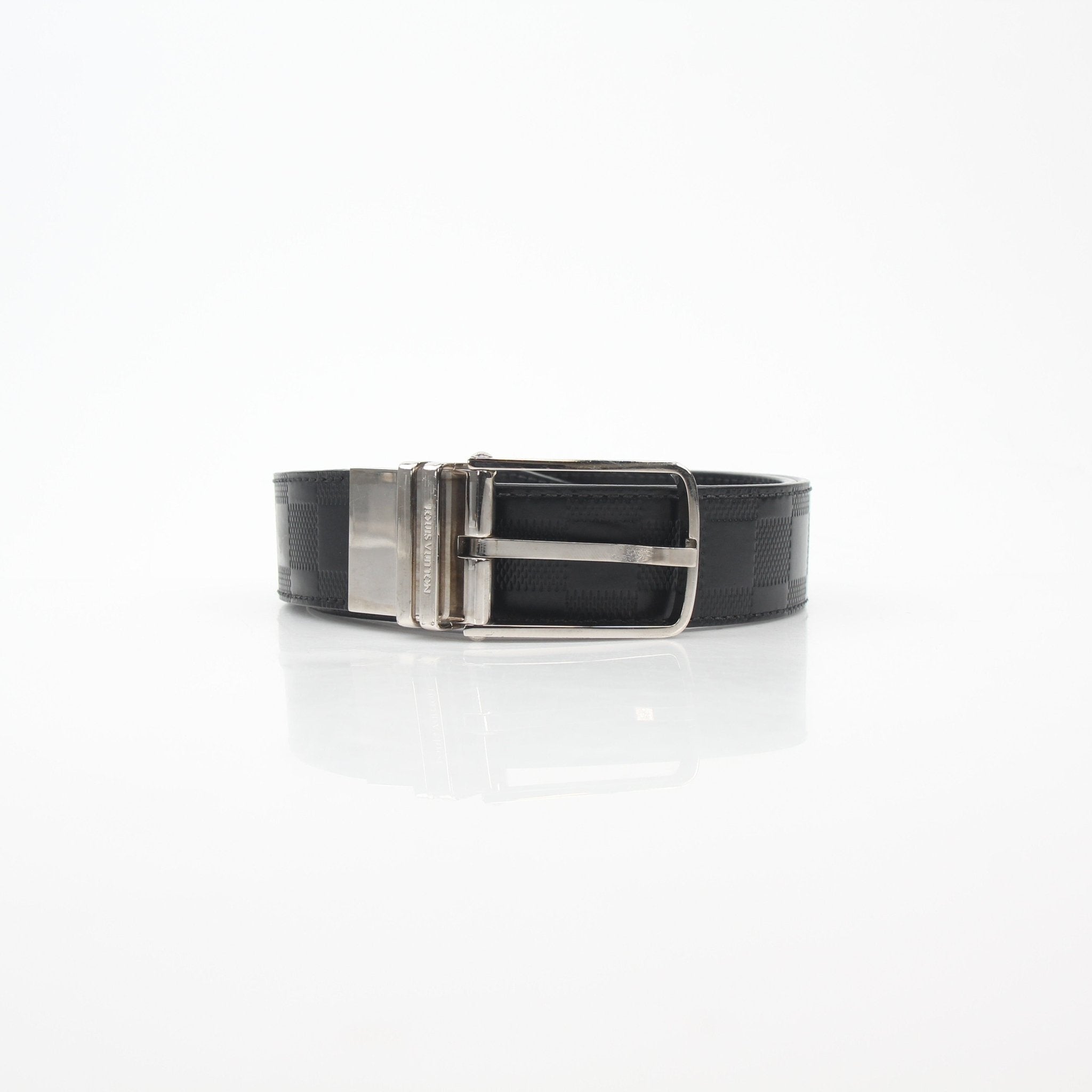 Louis Vuitton Black Damier Infini Ceinture Boston Belt