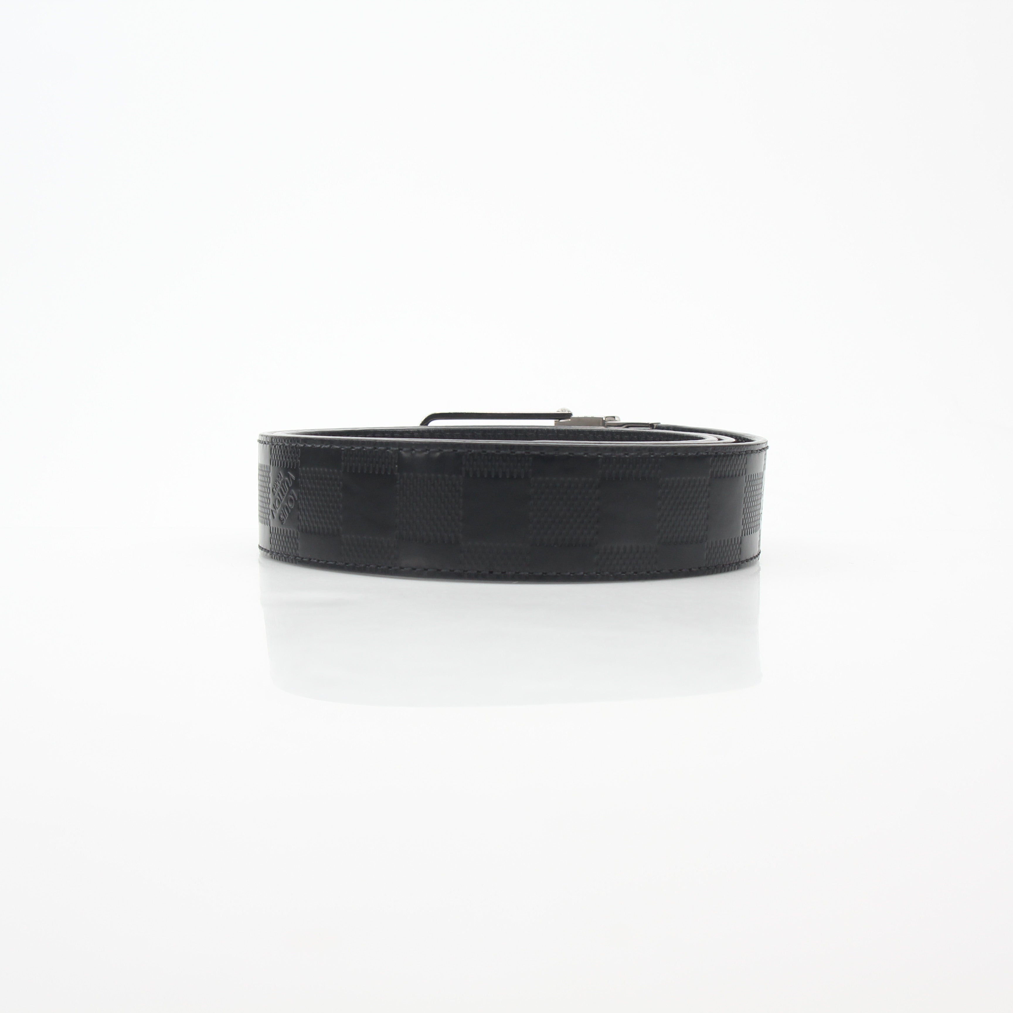 Louis Vuitton Black Damier Infini Ceinture Boston Belt