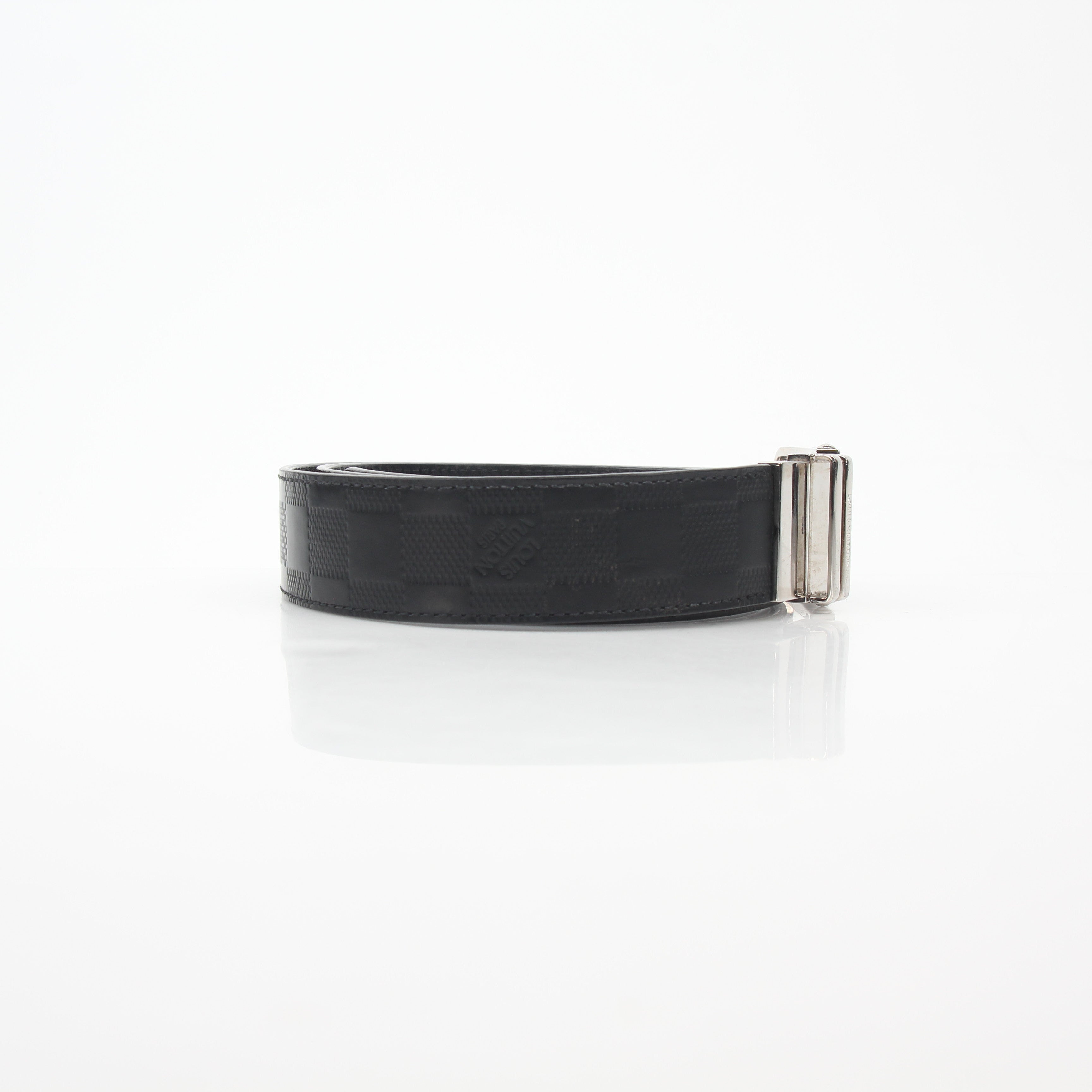Louis Vuitton Black Damier Infini Ceinture Boston Belt