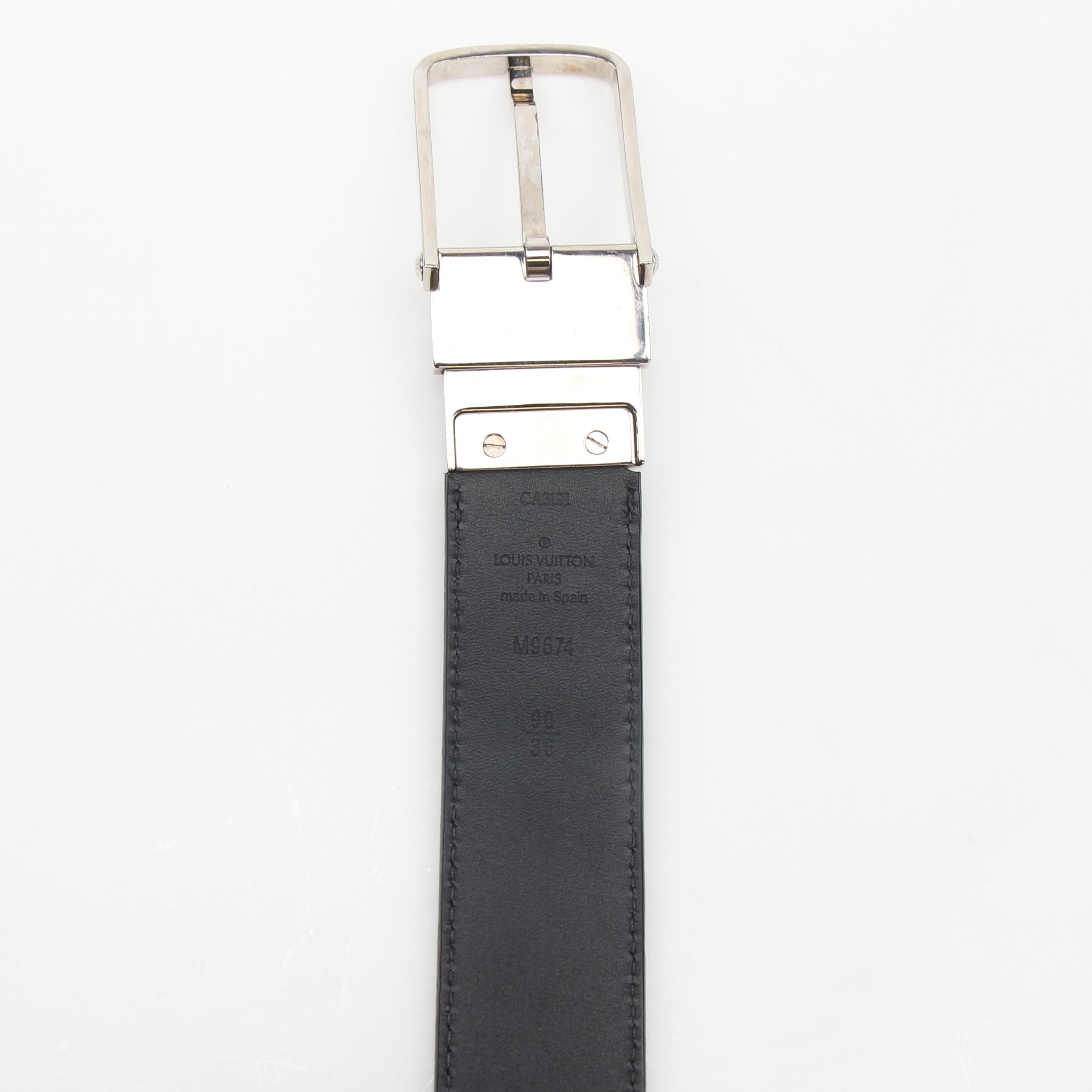 Louis Vuitton Black Damier Infini Ceinture Boston Belt