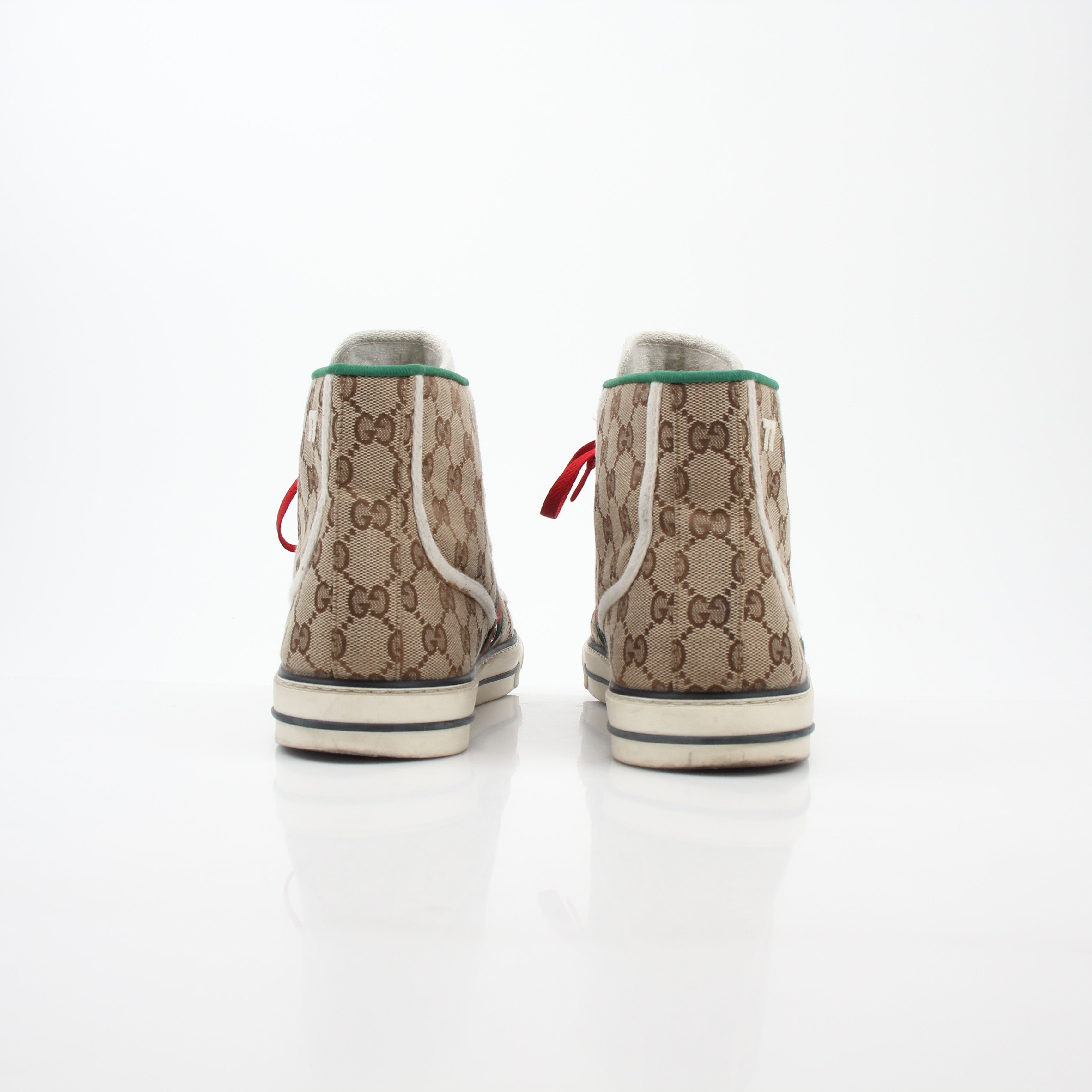 Gucci Beige Tennis 1977 High-Top Sneakers