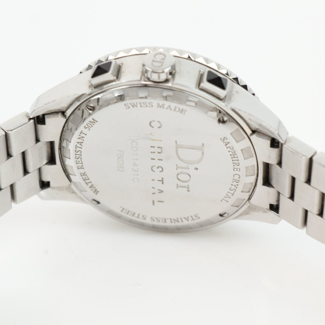 Dior Diamond Chronograph Watch with gold band and diamond accents, showcasing elegant timepiece design from Gold & Beyond.