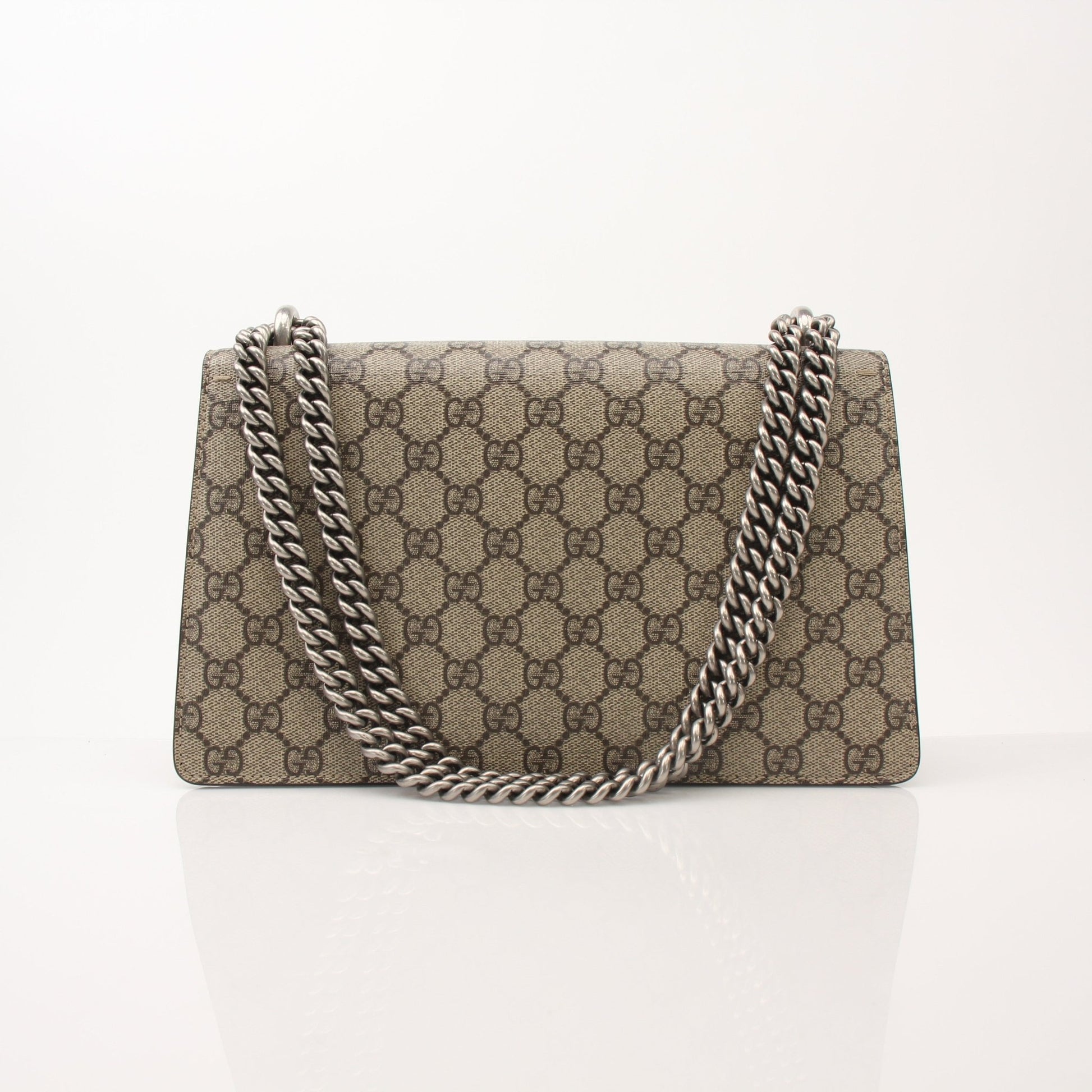 Gold & Beyond Gucci Dionysus shoulder handbag with textured leather and signature hardware, stylish and versatile for everyday use.