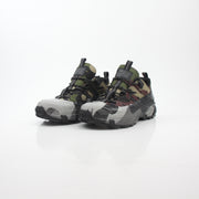 Gold & Beyond camouflage Arthur low-top sneakers by Burberry featuring a stylish camouflage print and classic lace-up design.