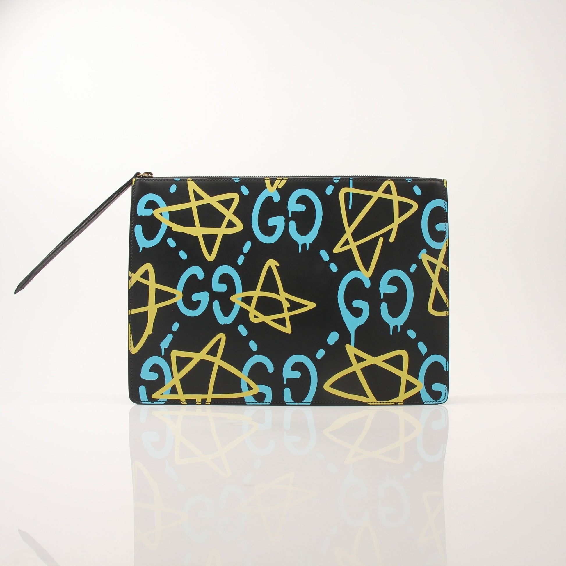 Gucci Ghost messenger handbag by Gold & Beyond, featuring a sleek design with signature Gucci branding and adjustable strap.