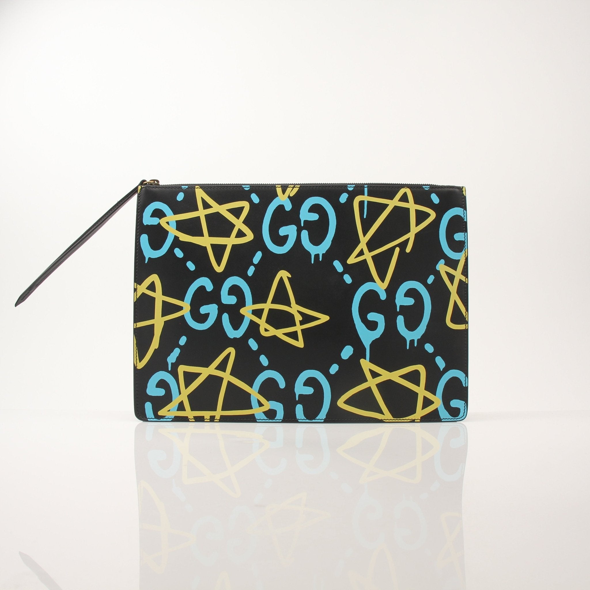 Gucci Ghost messenger handbag by Gold & Beyond, featuring a sleek design with signature Gucci branding and adjustable strap.