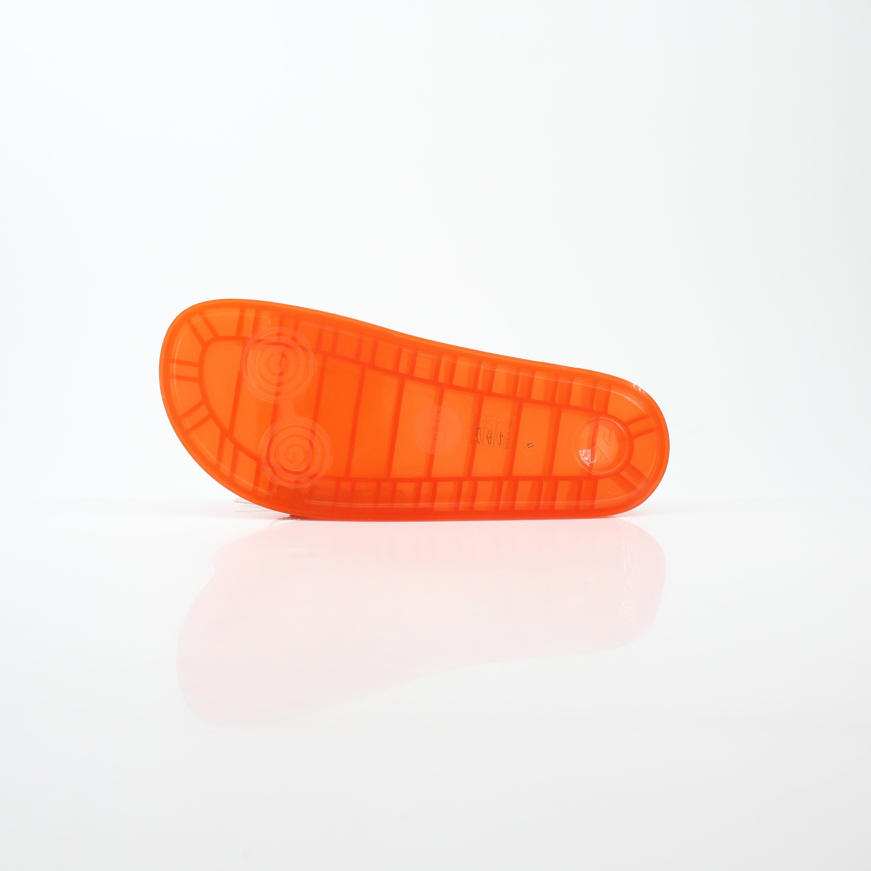 Gucci orange Pursuit logo slide sandals with a sleek design and branded straps, ideal for casual summer wear.