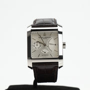 Gold & Beyond Baume & Mercier Hampton automatic watch with a sleek stainless steel case and elegant dial.