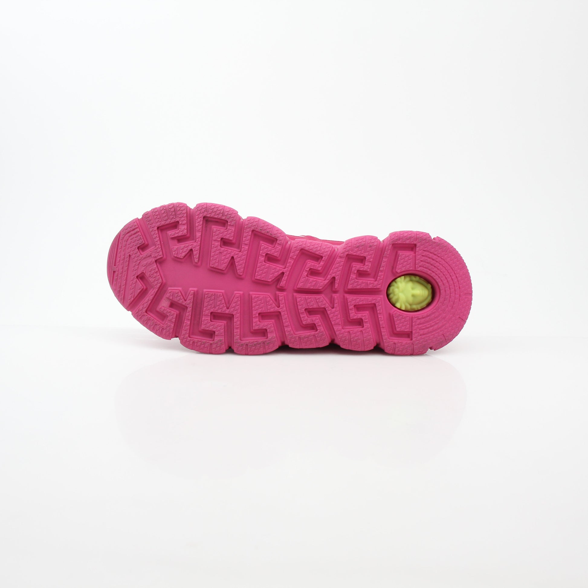 Gold & Beyond Versace Pink Trigreca low-top sneakers with stylish design and laces, perfect for casual wear and fashion statements.