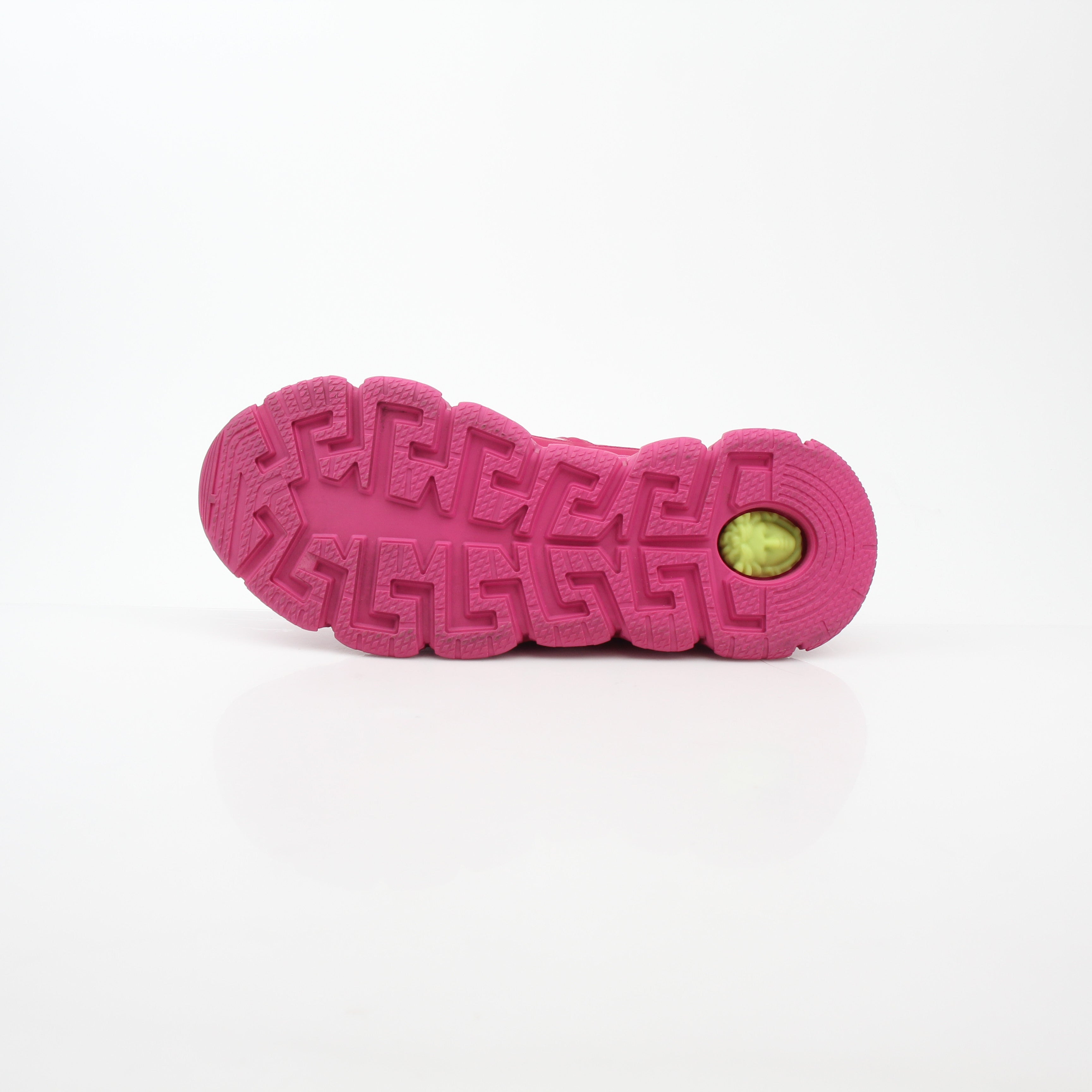 Gold & Beyond Versace Pink Trigreca low-top sneakers with stylish design and laces, perfect for casual wear and fashion statements.