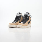 Nike x Riccardo Tisci Tan Air Force 1 High SP sneakers, high-top shoes with tan leather and unique design details.