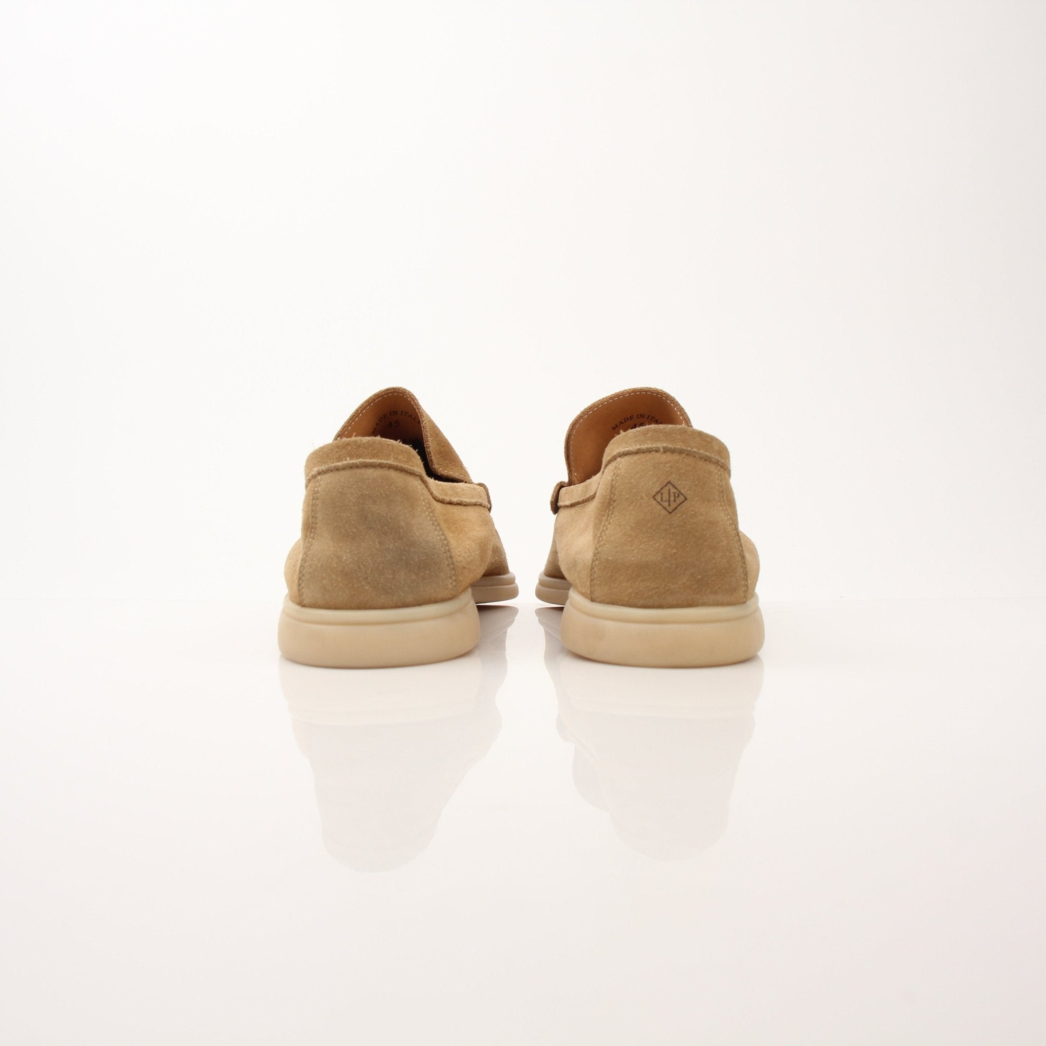 Gold & Beyond Loro Piana Men’s Summer Walk Loafers, stylish men's shoes with a sleek leather design and comfortable summer wear.